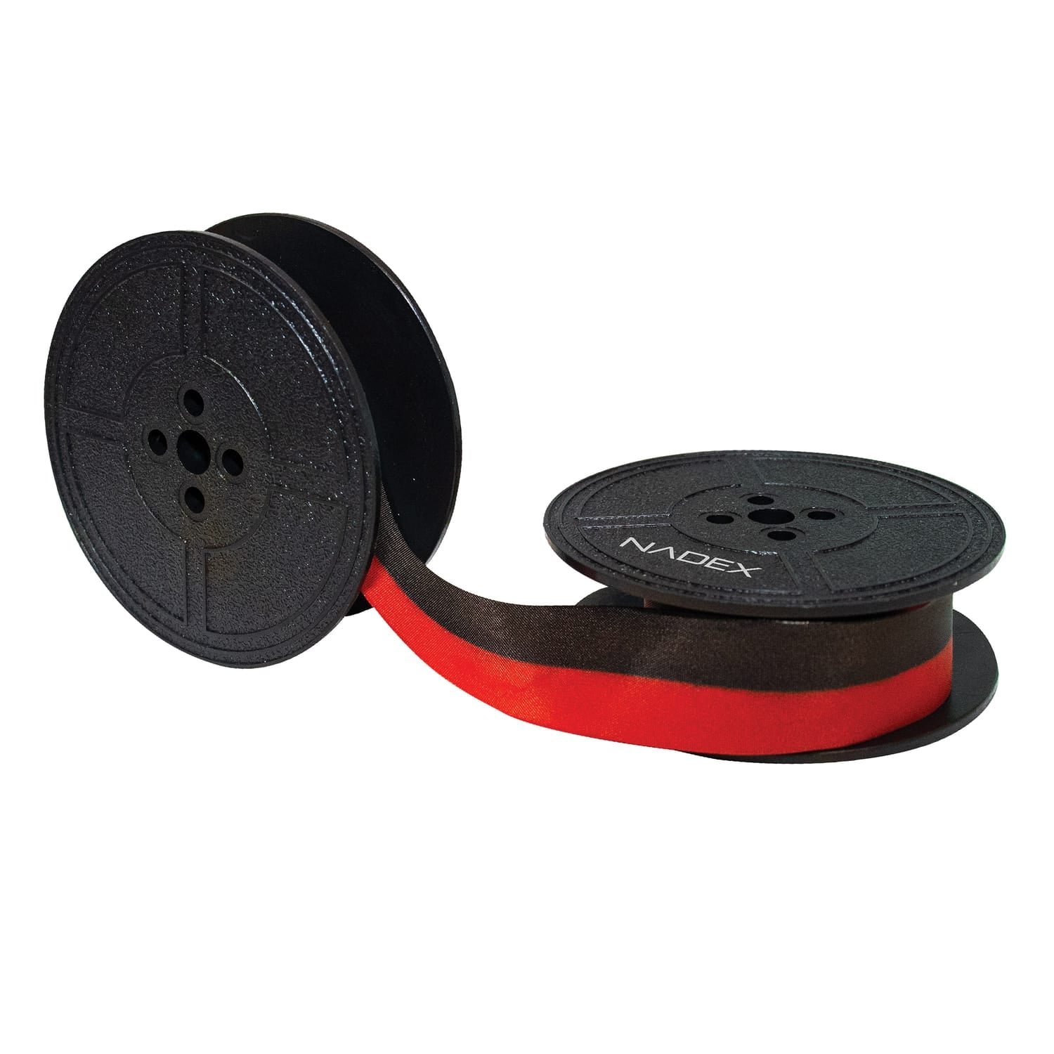 Nadex Coins Twin-Spool Typewriter Ribbon for Manual Typewriters, Red/Black