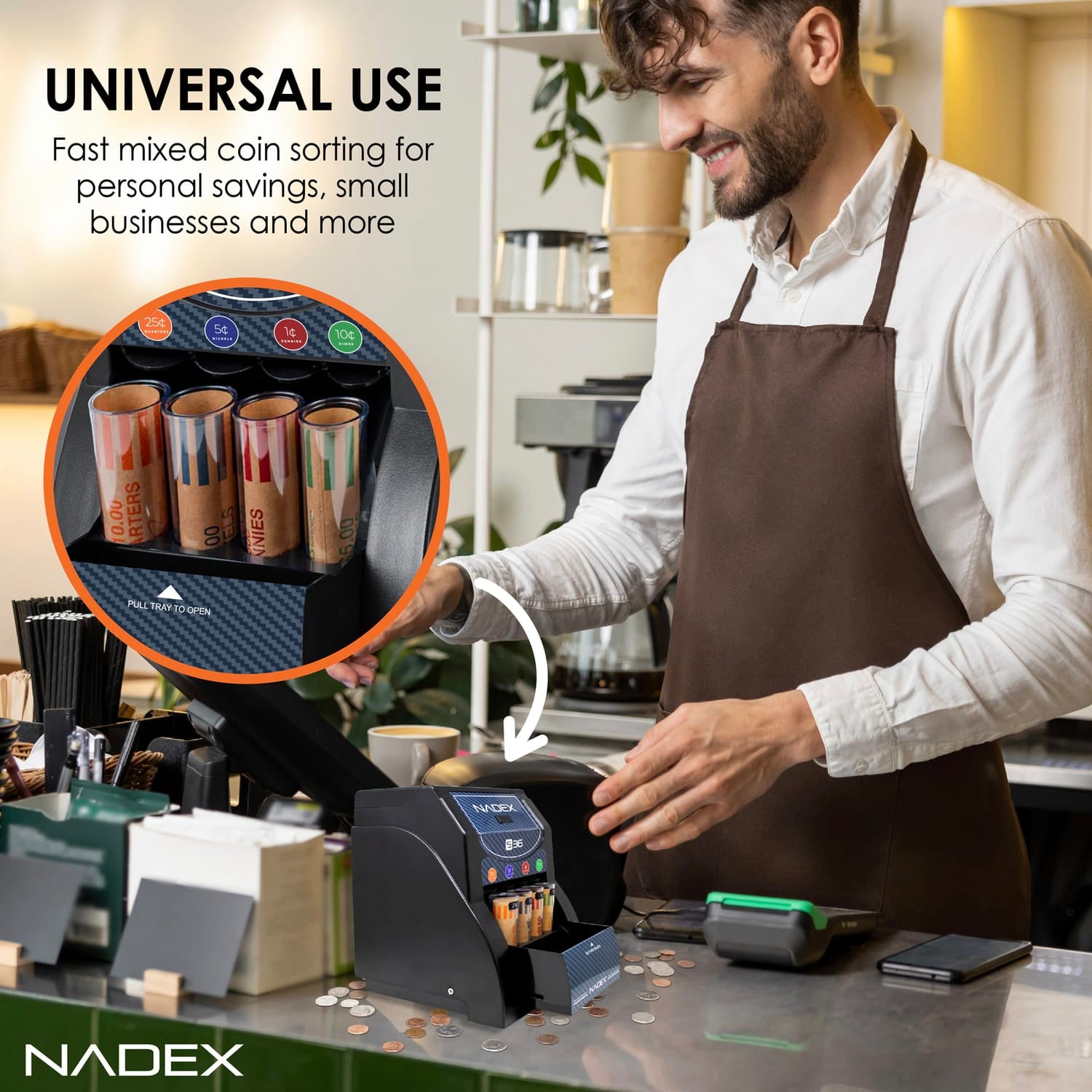 Nadex Coins Automatic Coin Sorter, S36