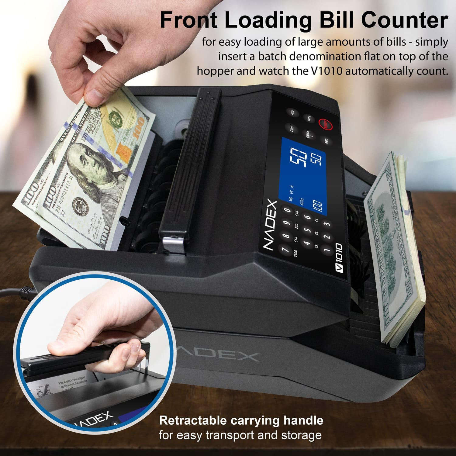 Nadex Coins V1010 Bill-Counting Machine