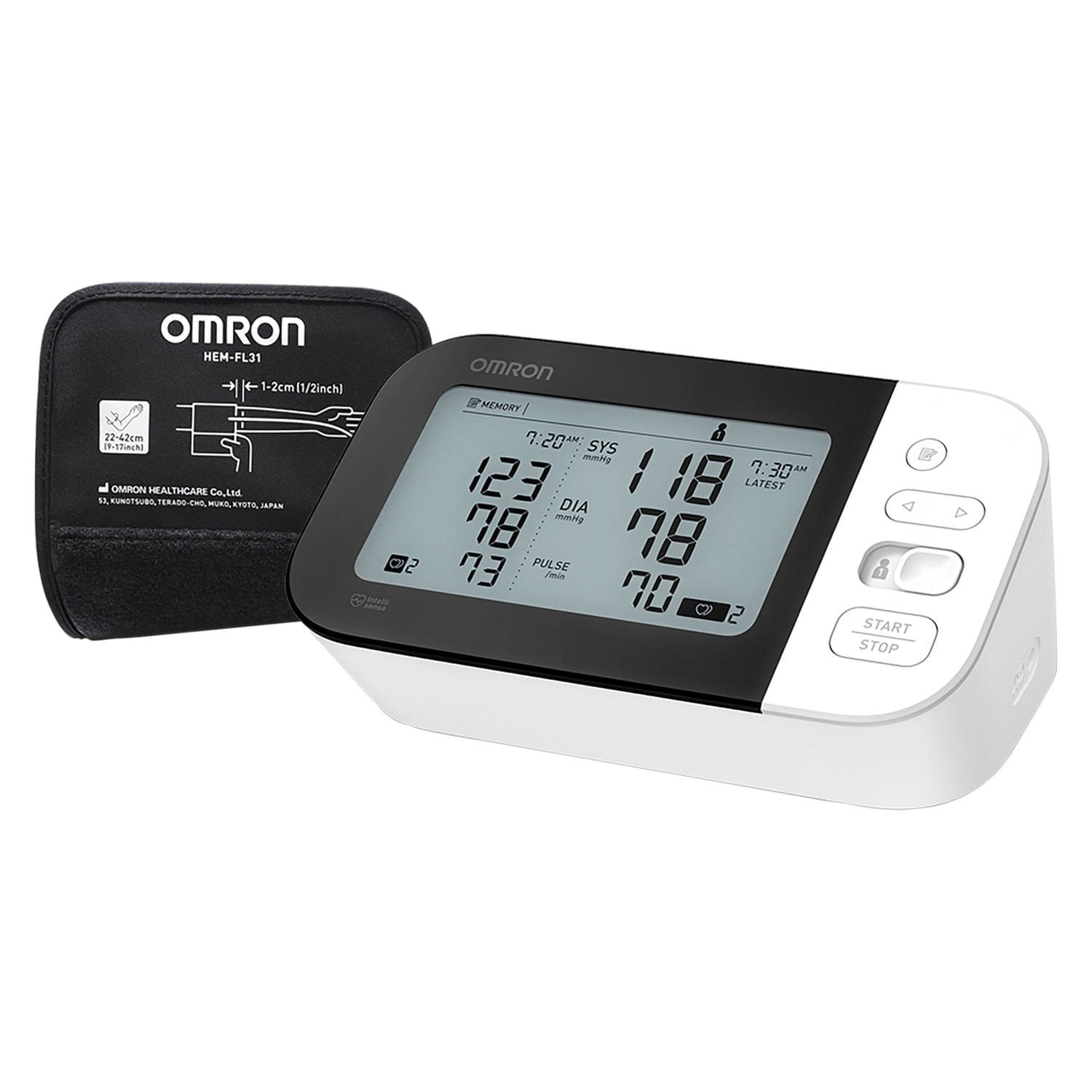 Omron 7 Series Wireless Upper Arm Blood Pressure Monitor