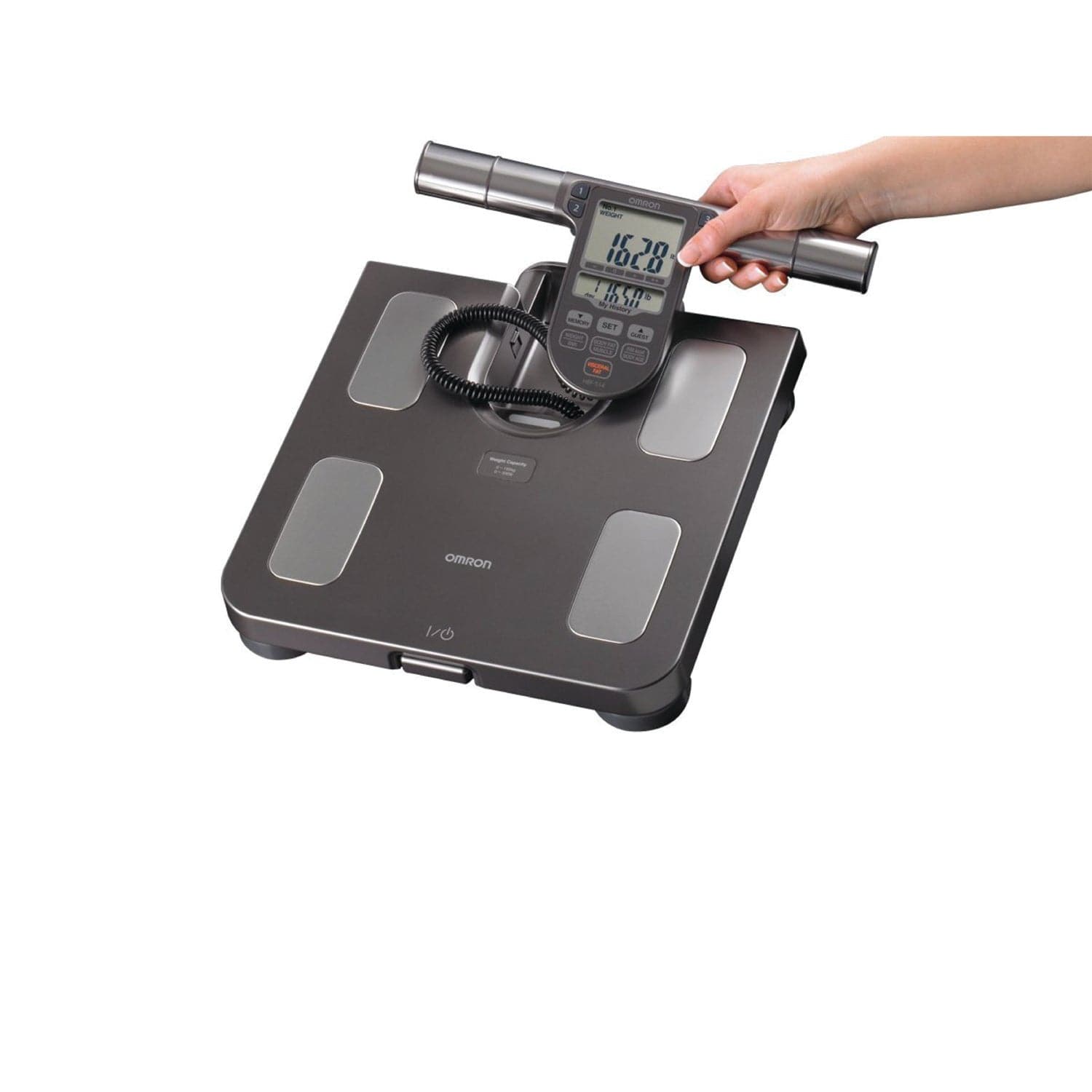 Omron Full-Body Composition Monitor Black Bathroom Scale