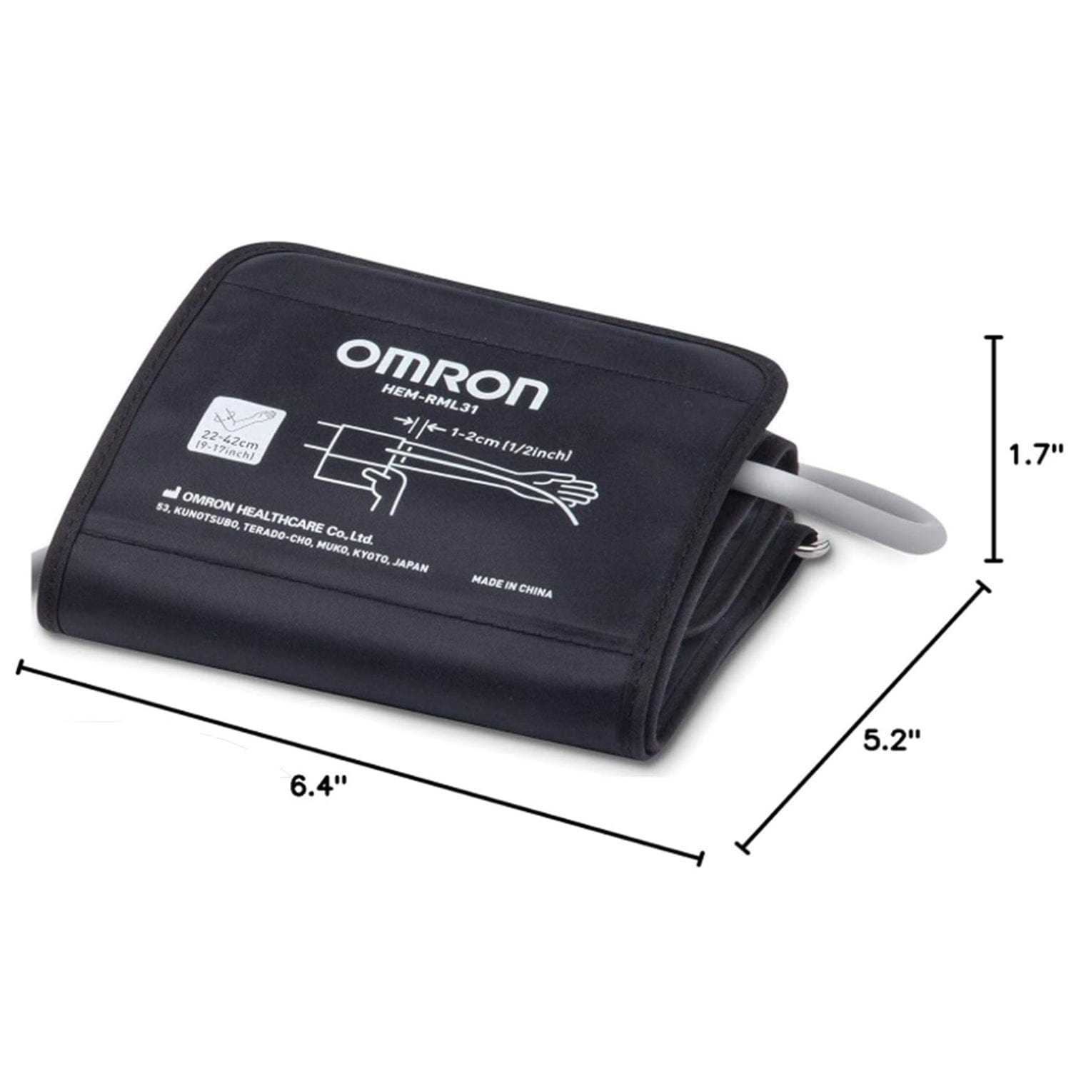 Omron 9-In. to 17-In. Wide-Range D-Cuff