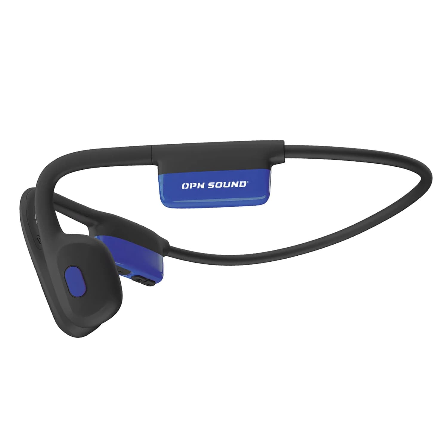 OPN Sound Mezzo+ Bluetooth Bone-Conduction Neckband Sports Headphones with Microphone, Black and Blue