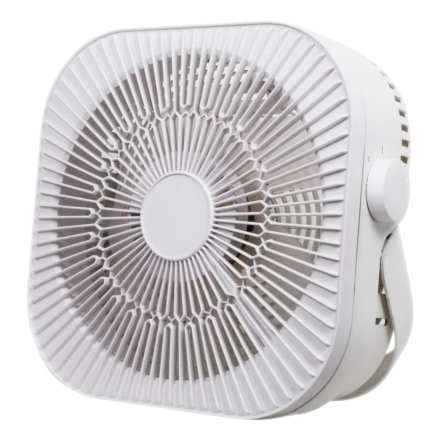 Optimus 12-In. 2-Speed 40-Watt Box Fan, White, F-1023