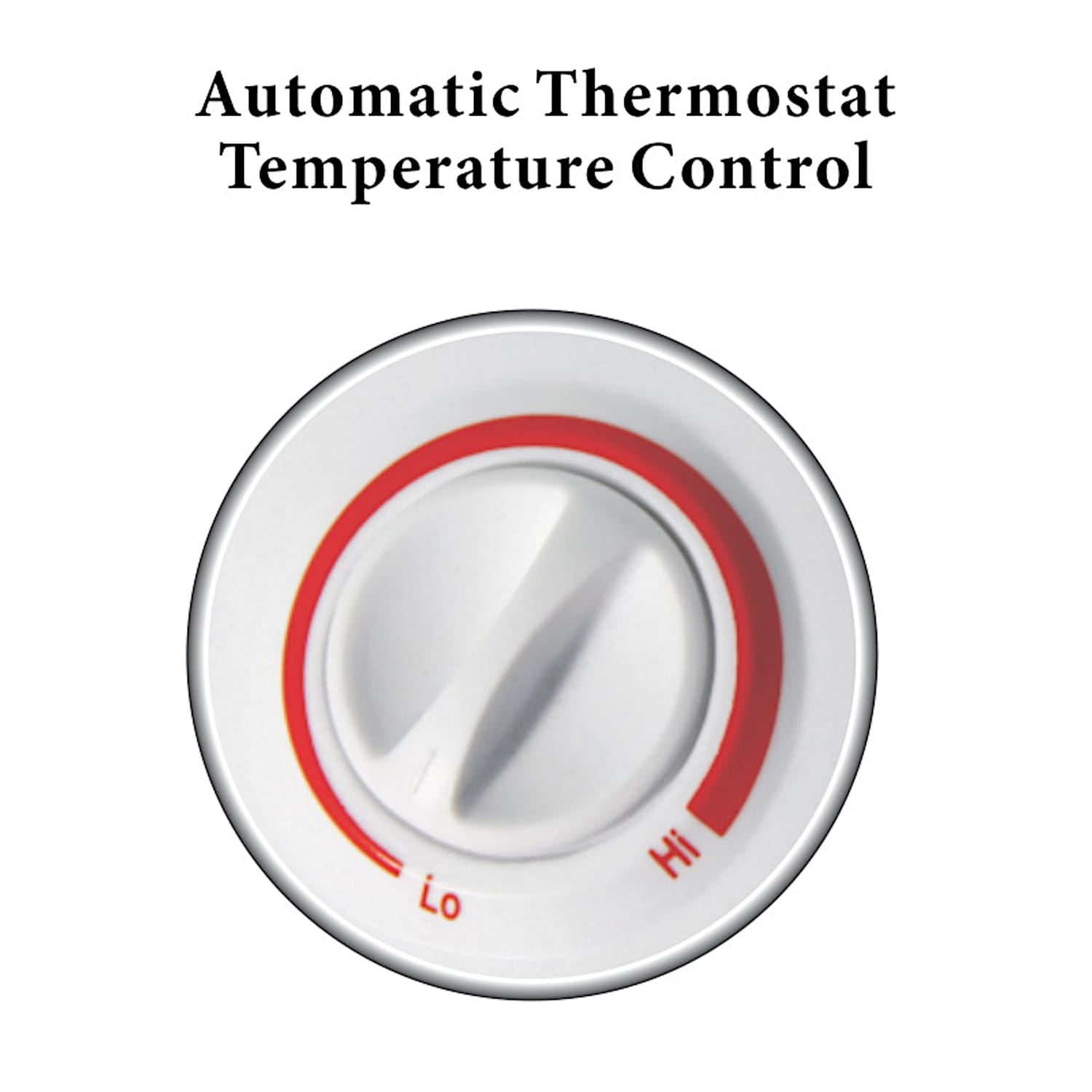 Optimus 4-Settings 1500-Watt-Max Portable Oscillating Fan Heater with Thermostat