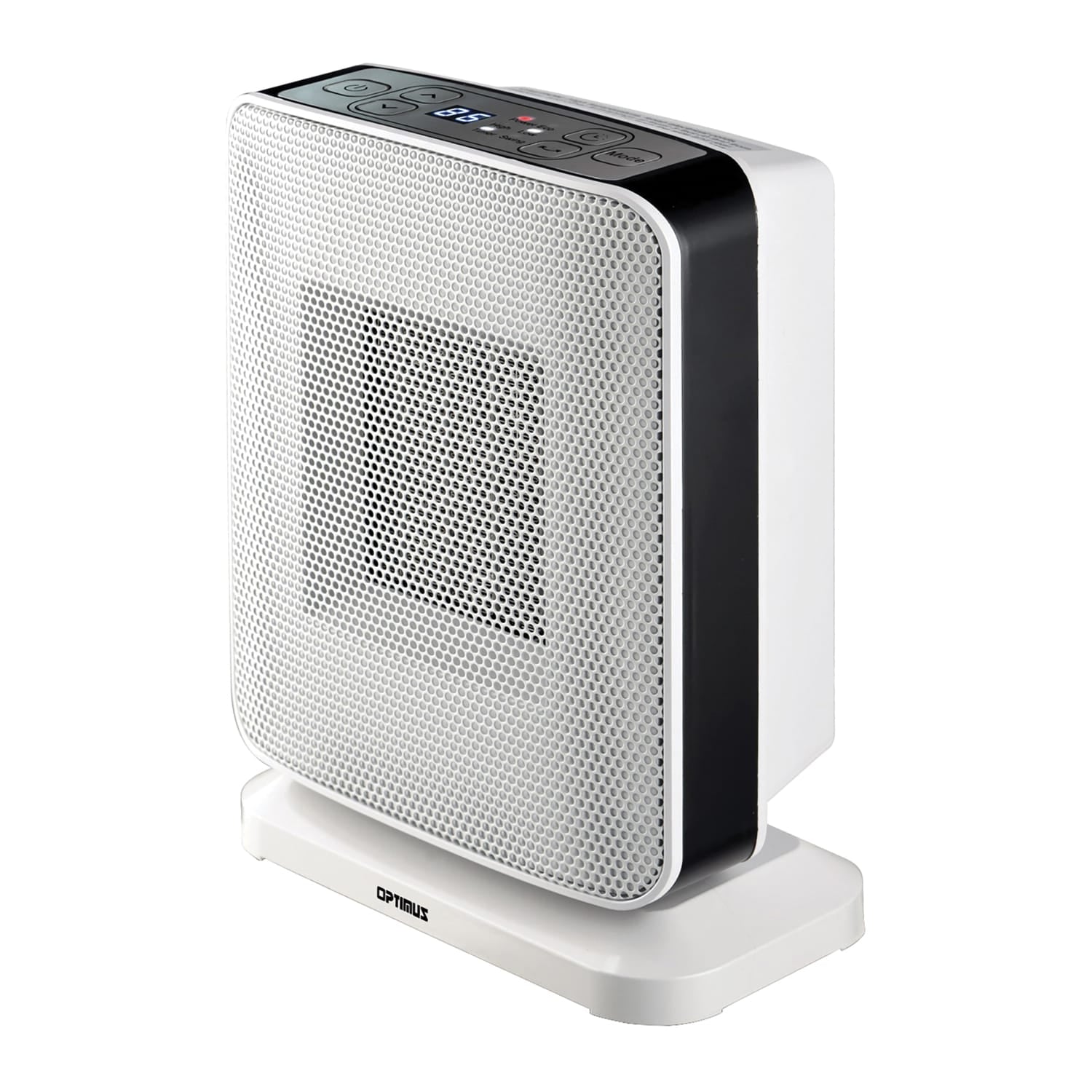 Optimus 1500-Watt-Max Portable Oscillating Ceramic Heater with Electronic Digital Thermostat, H-7245