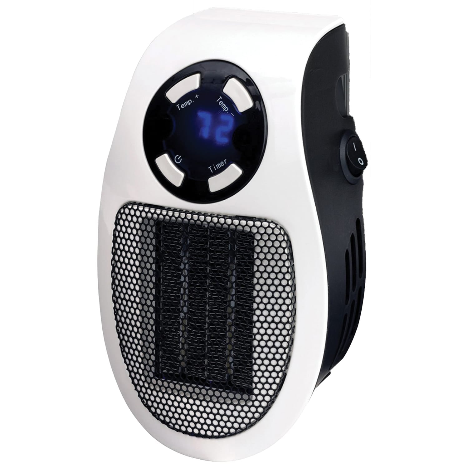 Optimus 350-Watt Plug-in Wall Outlet Heater with Thermostat and Timer, H-7801