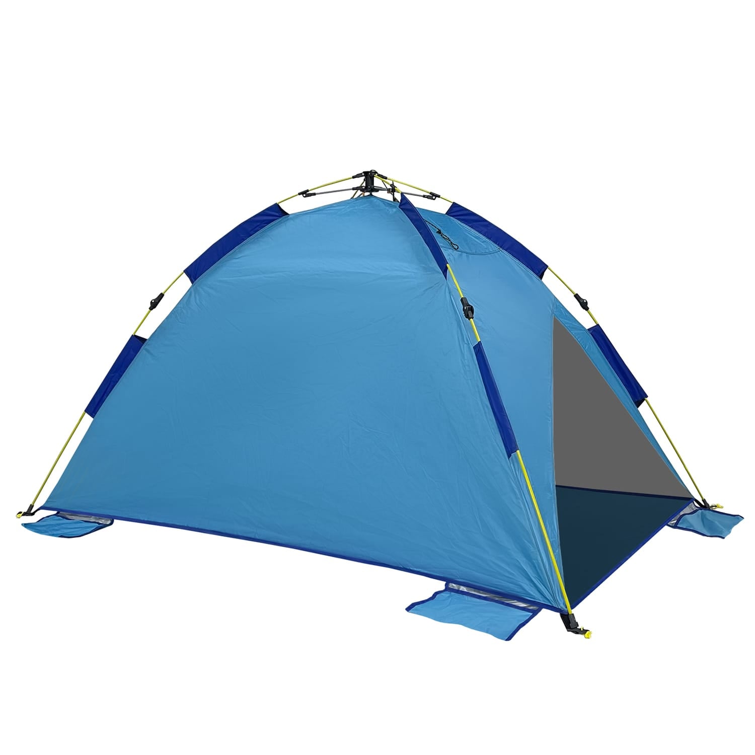 Outdoors Professional Beach Cool Pop-up Sun Shelter, Blue