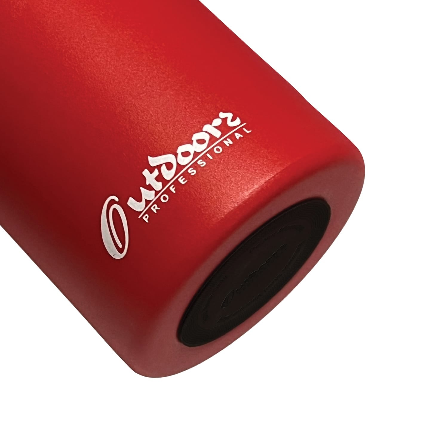 Outdoors Professional 20-Oz. Stainless Steel Double-Walled Vacuum-Insulated Travel Bottle with Leakproof Screw Cap, Red