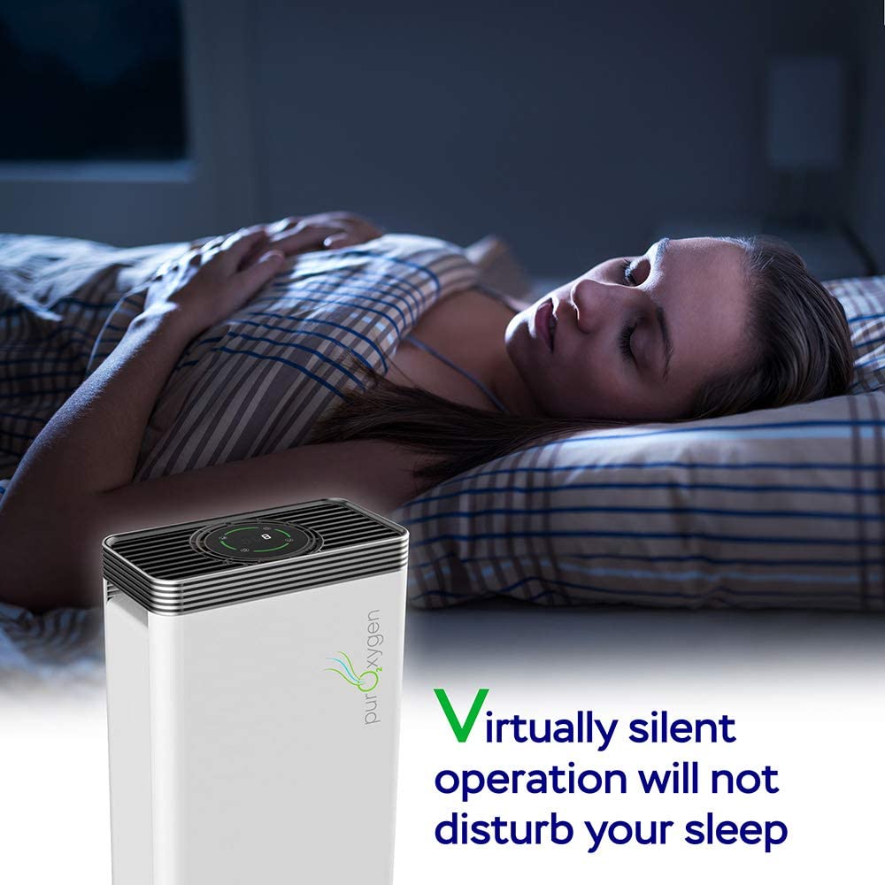 PurOxygen HEPA Air Purifier with UV Sanitizer and Ionizer