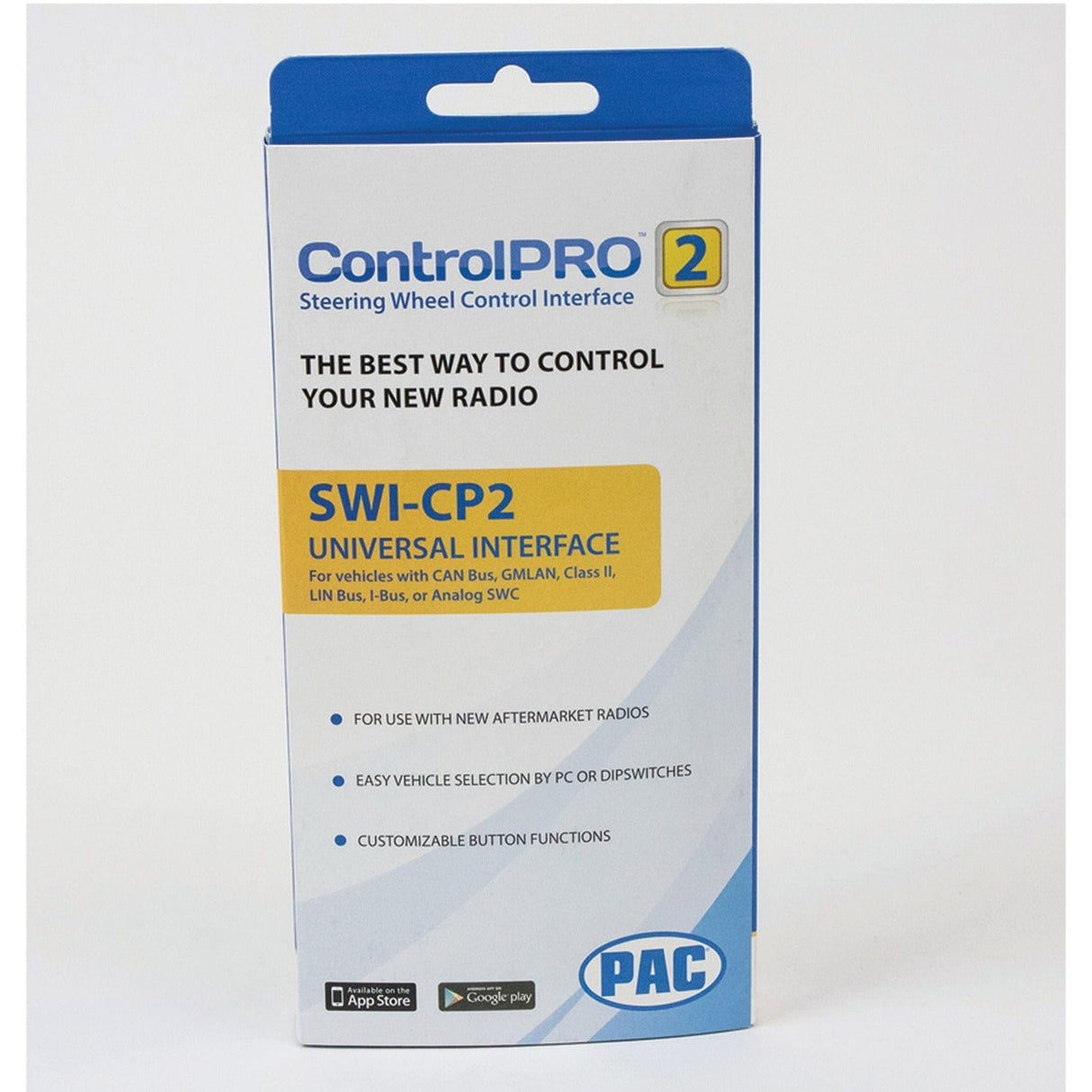 PAC ControlPRO2 Universal Analog/CANbus Steering Wheel Control Interface with Web- and App-Supported Installation