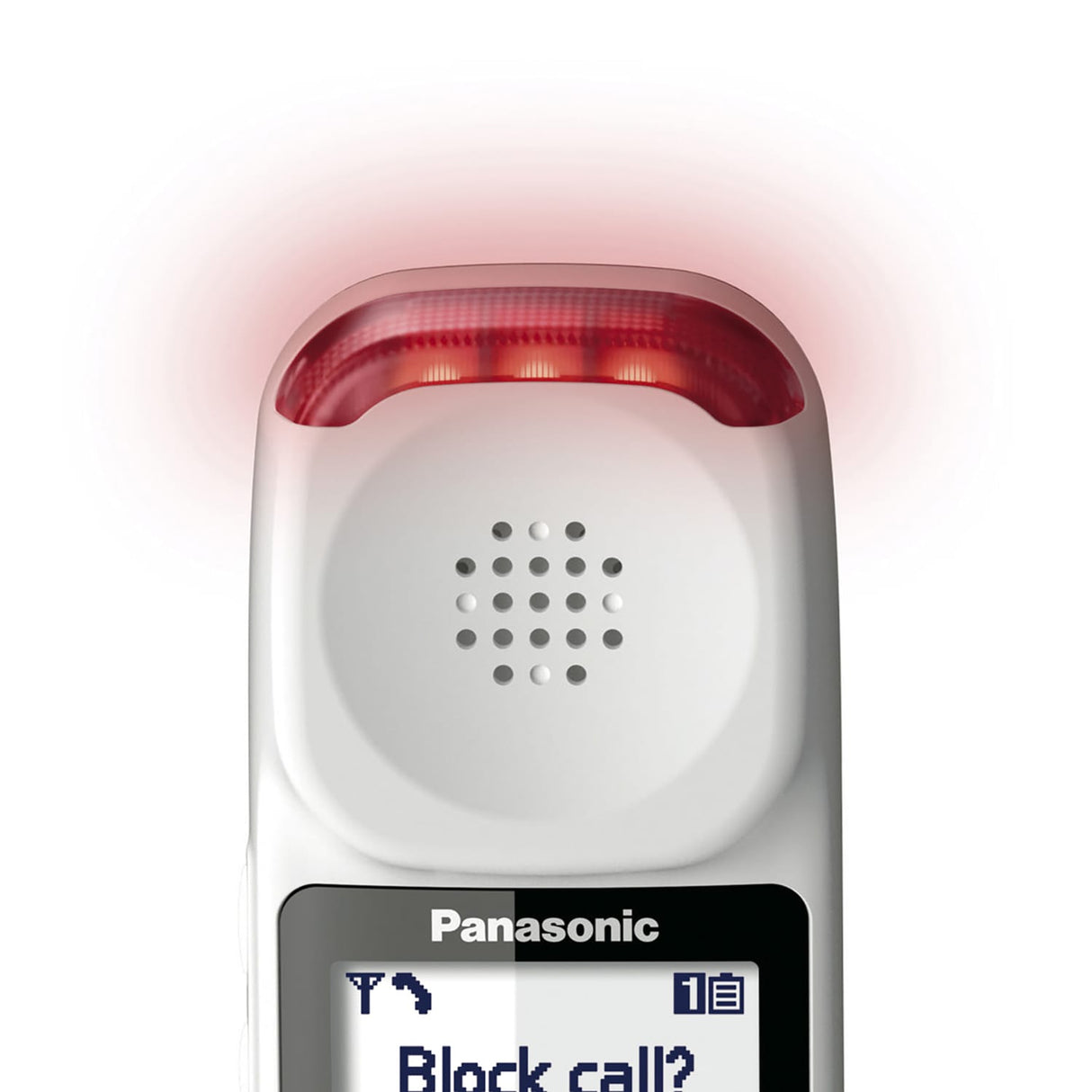 Panasonic 1-Handset DECT 6.0 40-dB Amplified/Expandable Cordless Phone System for Landline, Answering System, Noise Reduction, and Visual Ringer