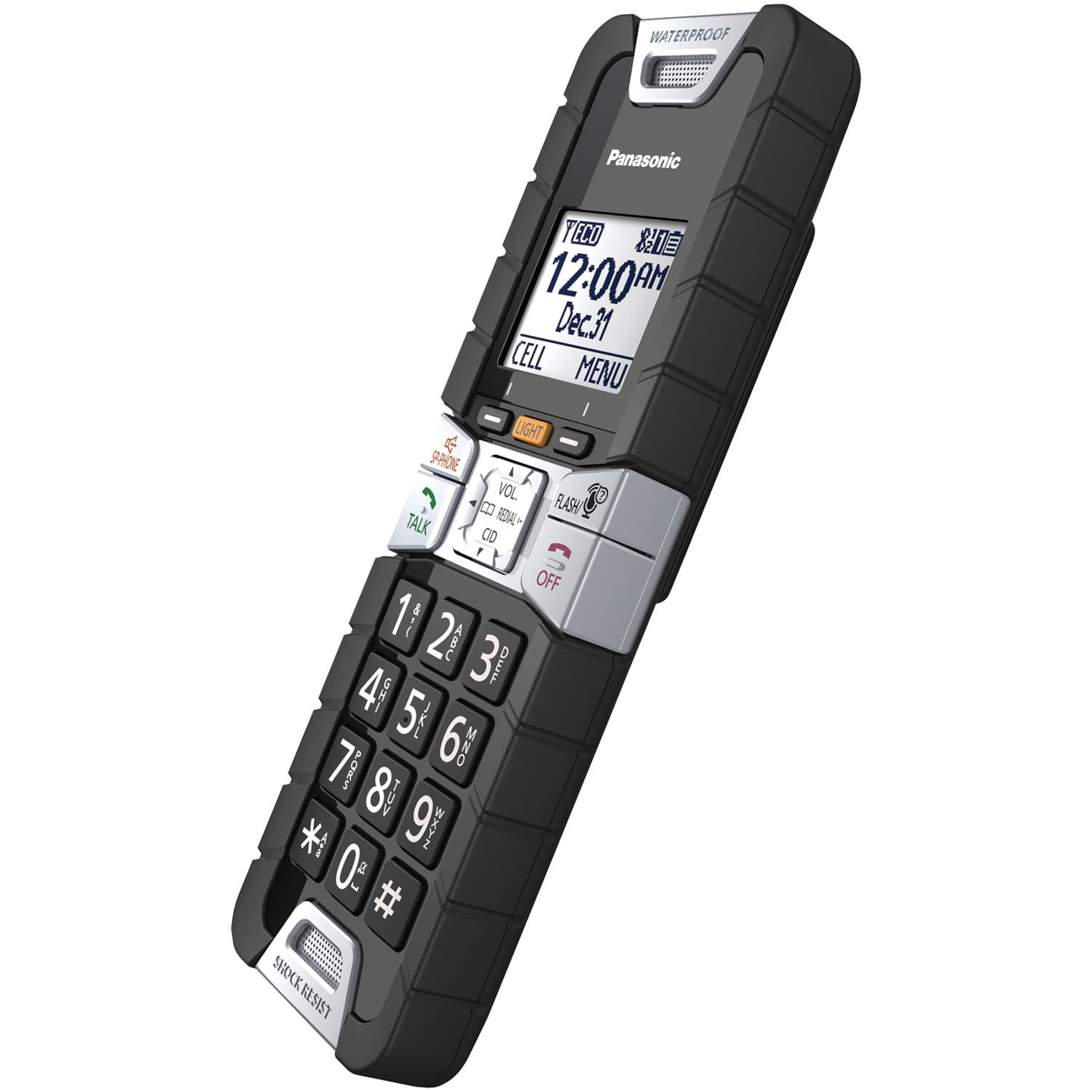 Panasonic Extra-Rugged Cordless Phone Accessory Handset for Select Panasonic Digital Cordless Phones, KX-TGTA61