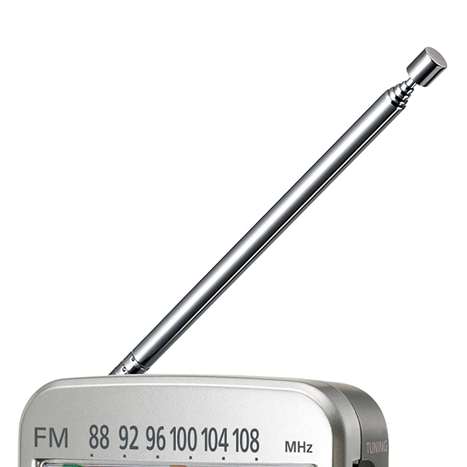 Panasonic Portable Pocket AM/FM Radio, Silver, RF-P50