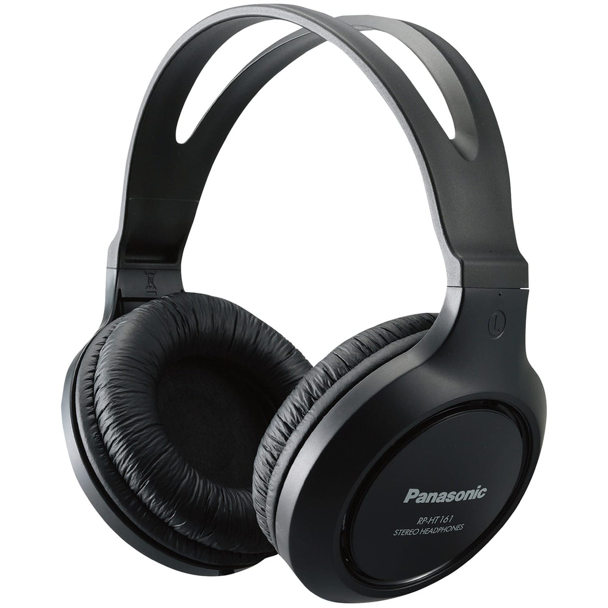 Panasonic Wired Over-Ear Headphones with 3.5-mm Connector and Long Cord, XBS for Deep Bass, RP-HT161-K