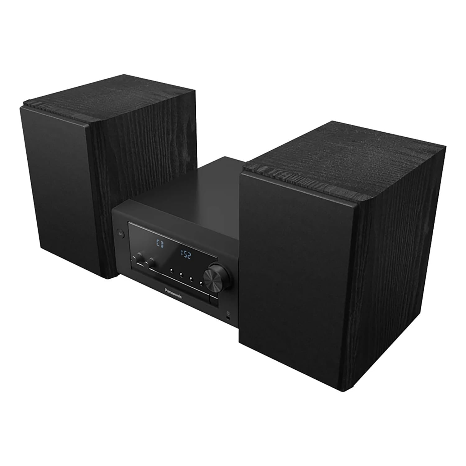 Panasonic 80-Watt Compact Bluetooth Home Stereo System with External Speakers, CD Player, FM Radio, Sound Remastering, USB, and Remote, PM700