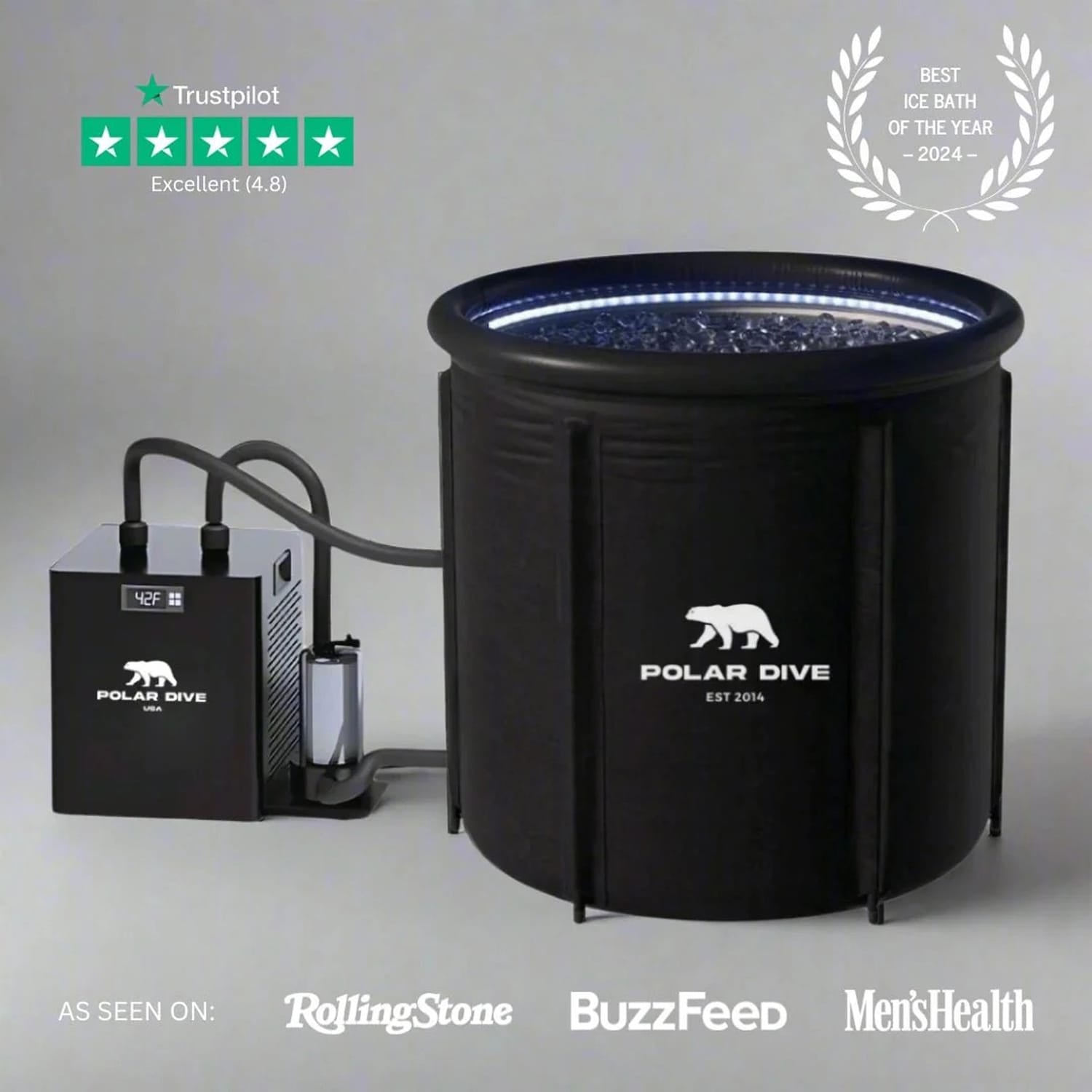 Polar Dive USA V5 Water Chiller for Ice Baths