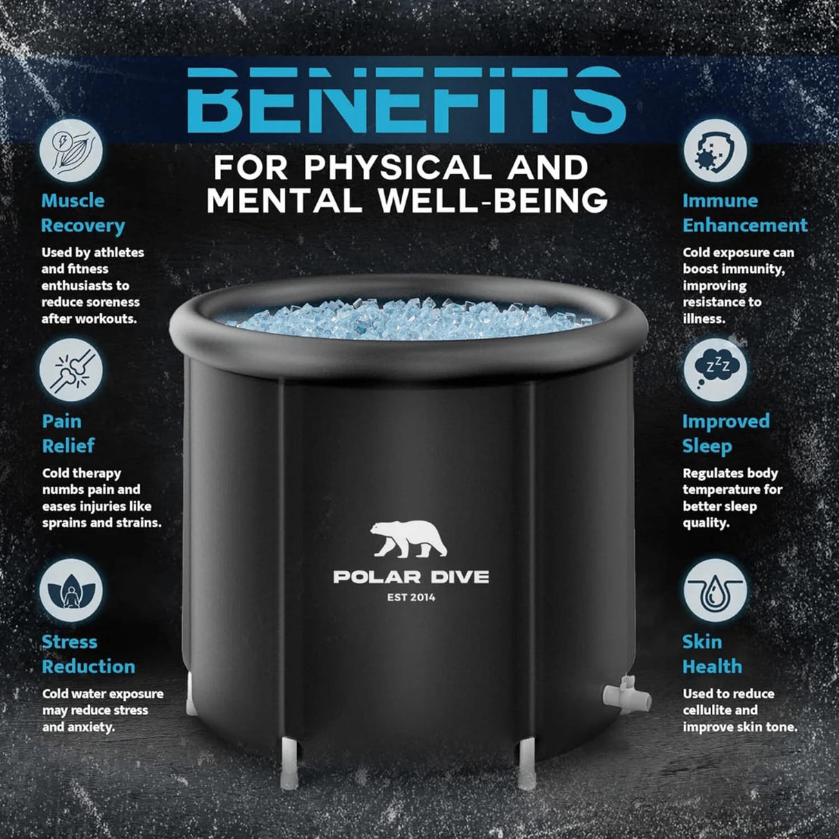 Polar Dive USA Portable Ice Bath Tub