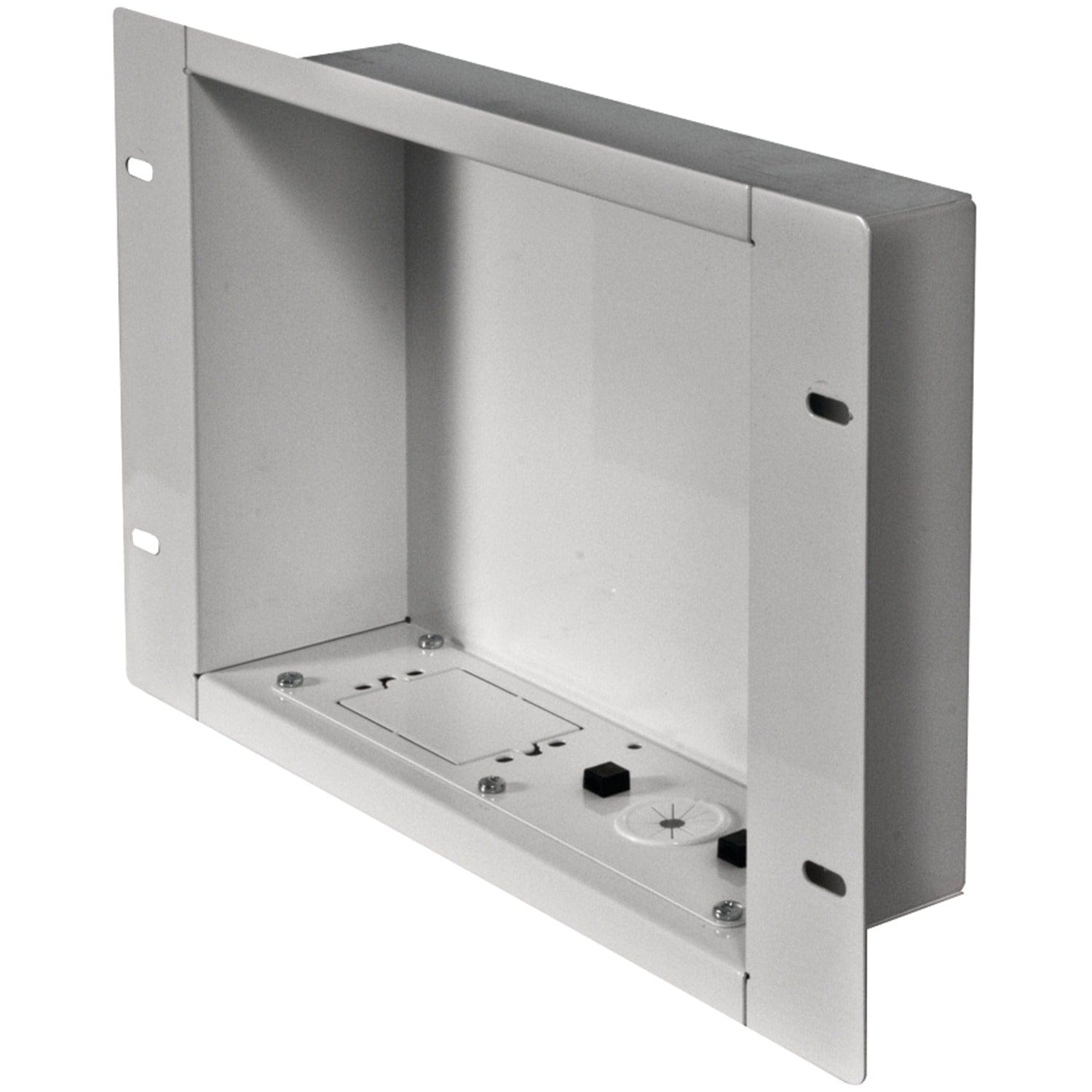 Peerless-AV In-Wall Recessed Cable Management and Power Storage Accessory Box without Power Outlet, IBA2-W
