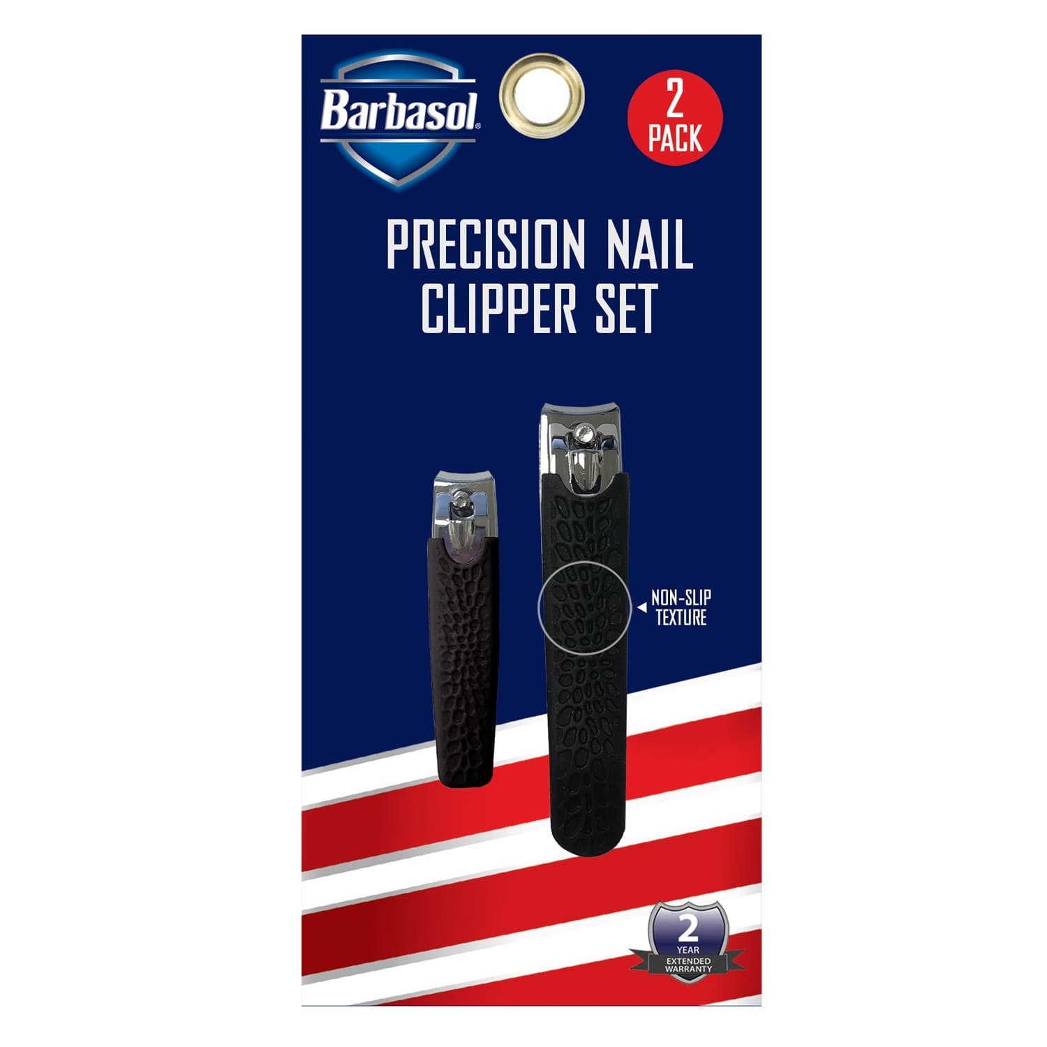 Barbasol Non-Slip Textured Nail Clippers