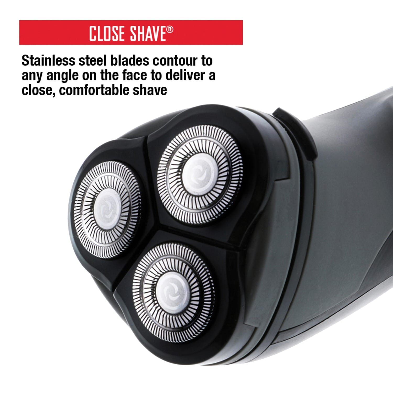 Barbasol Men's Rechargeable Dry Rotary Shaver with Pop-up Trimmer