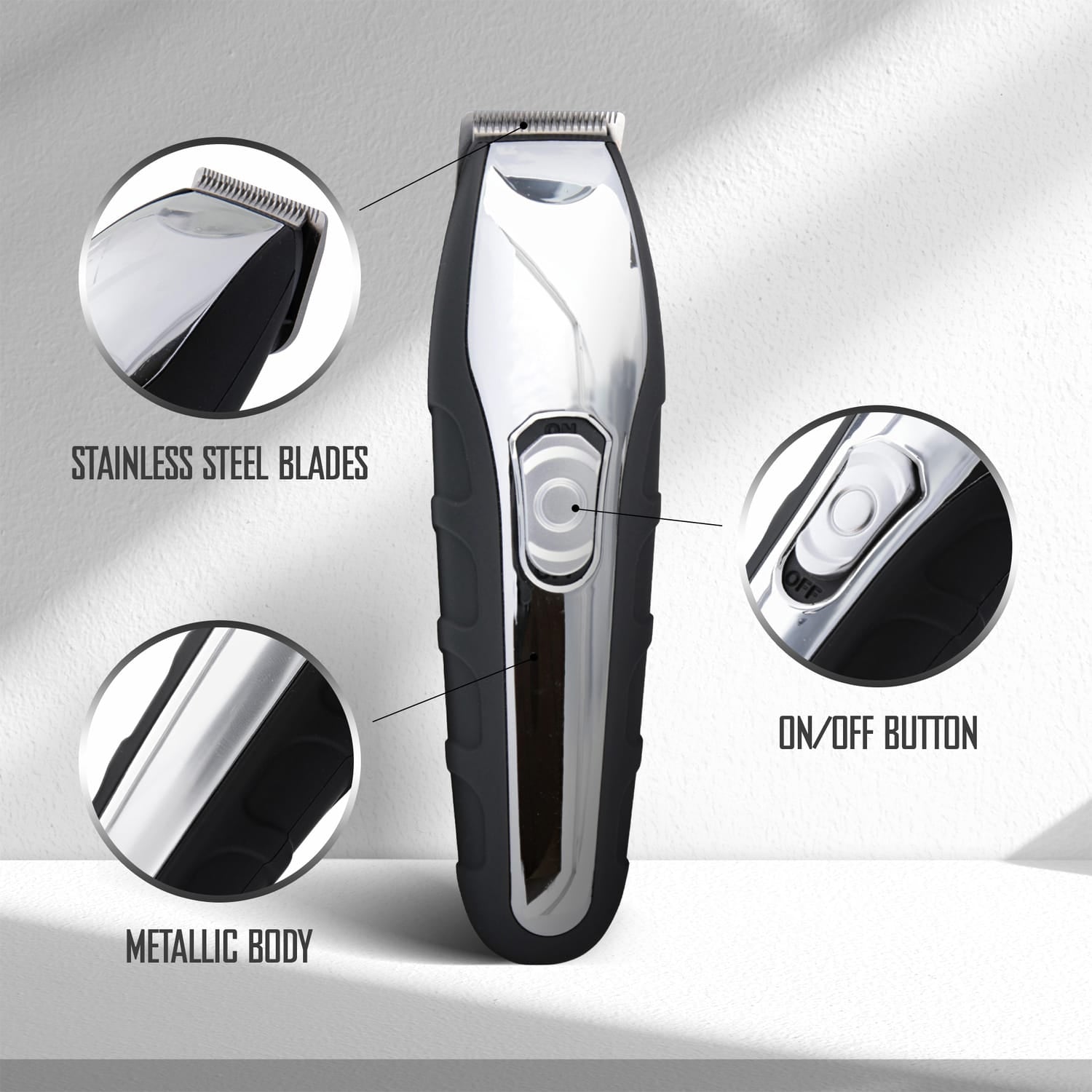 Barbasol Rechargeable 7-Piece All-in-1 Men’s Grooming Kit