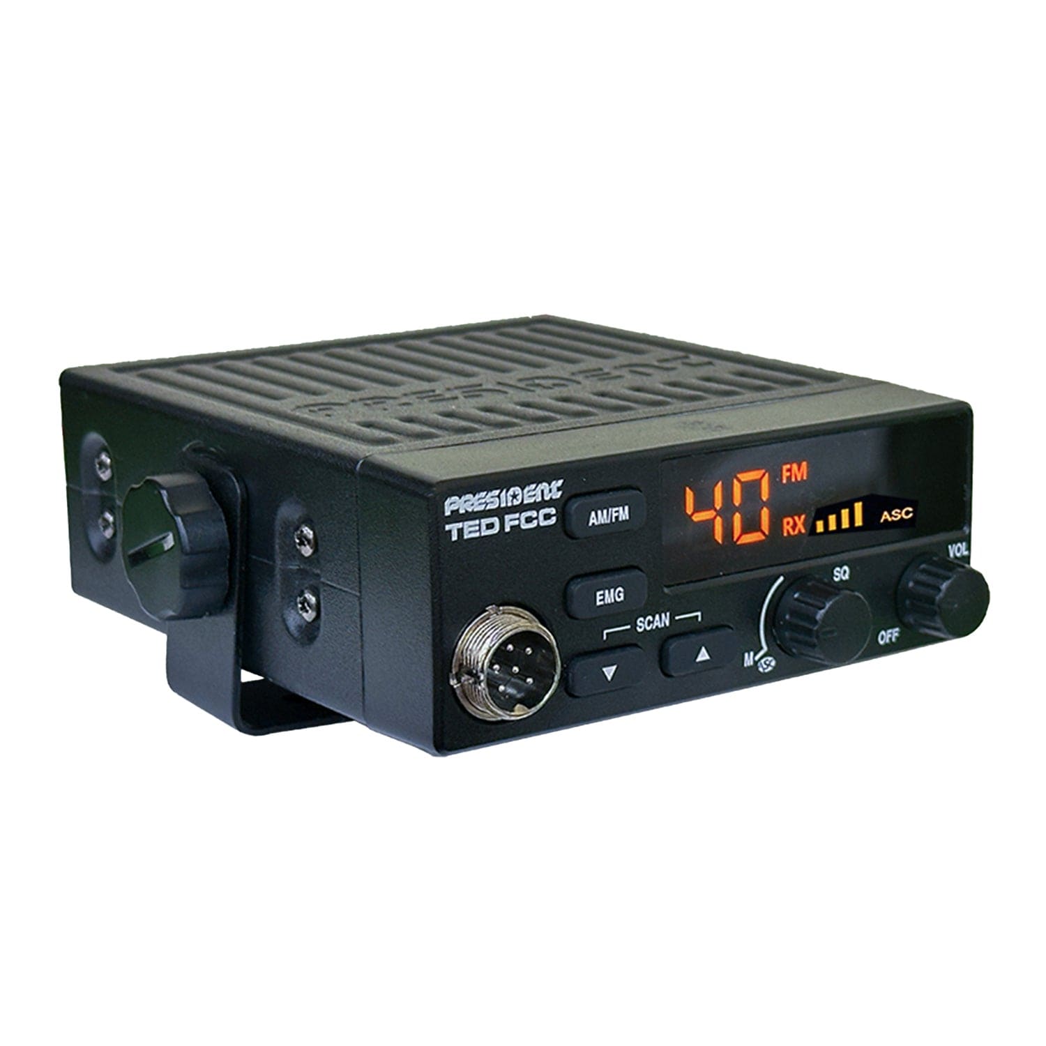 President CB Radio Starter Kit with TED FCC 40-Channel 12-Volt AM/FM CB Radio and VIRGINIA-F Magnet-Mount Antenna