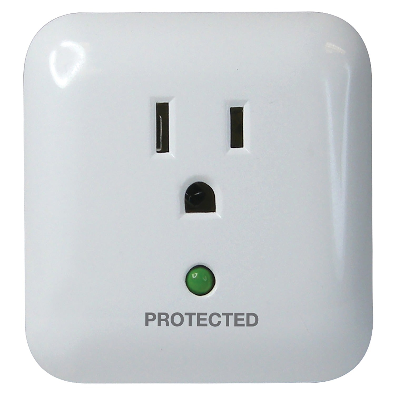Prime 1-Outlet 900-Joules Surge Protector Wall Tap with Protected LED Indicator and End of Service Alarm, PB802105