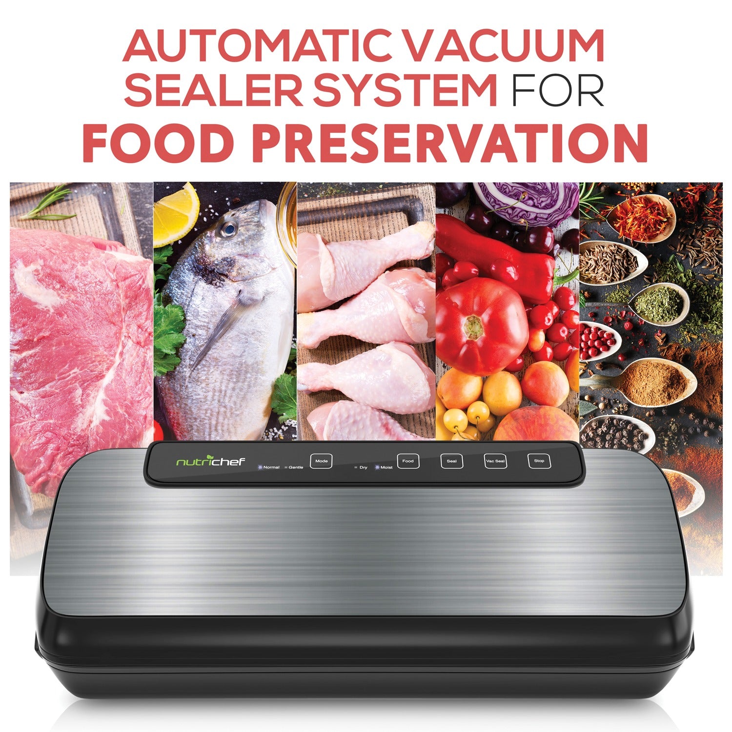 NutriChef Automatic Vacuum Sealer System