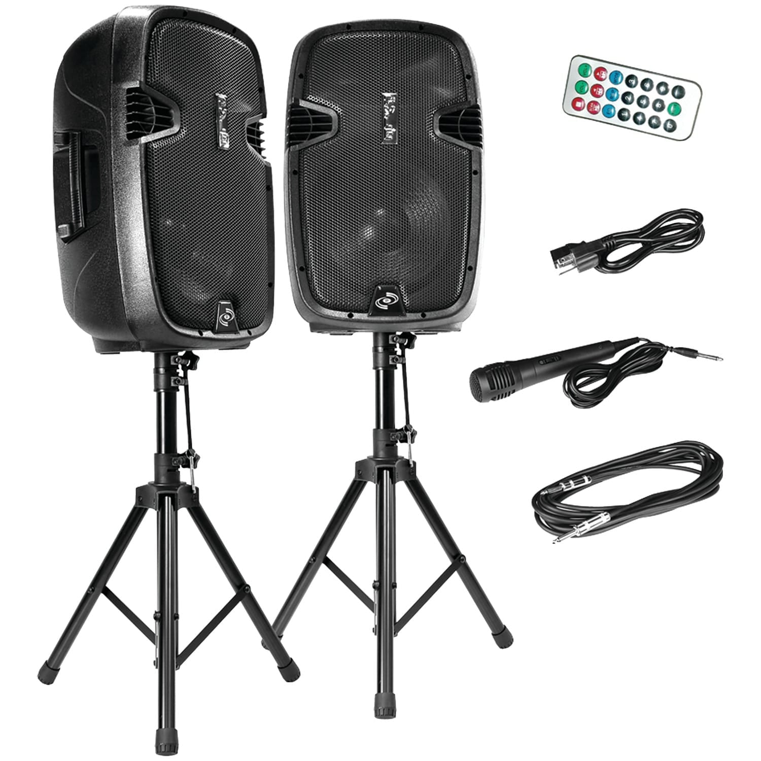 Pyle 1800-Watt Bluetooth Active/Passive Dual Speaker System Kit