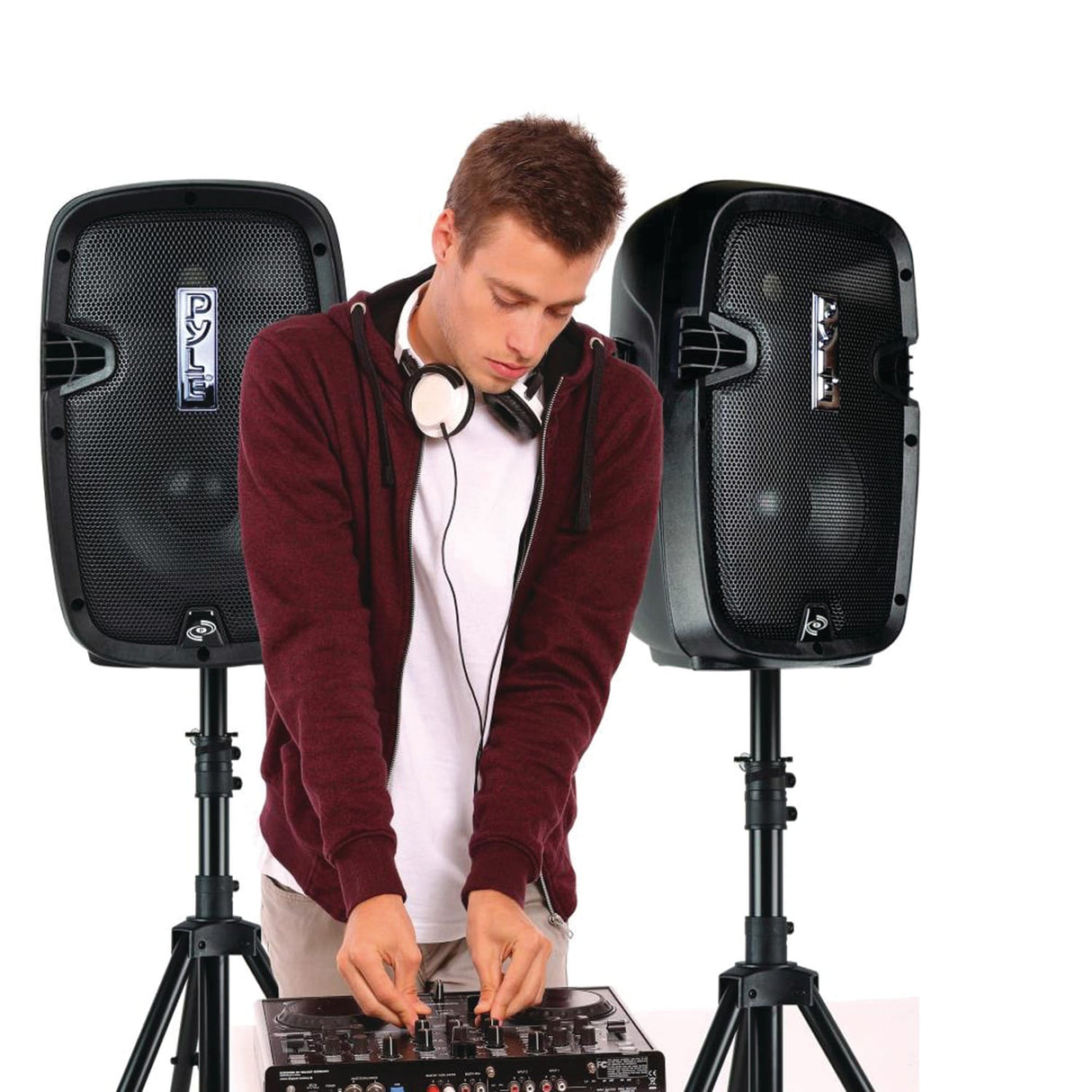 Pyle 700-Watt Active/Passive Dual Speaker System Kit