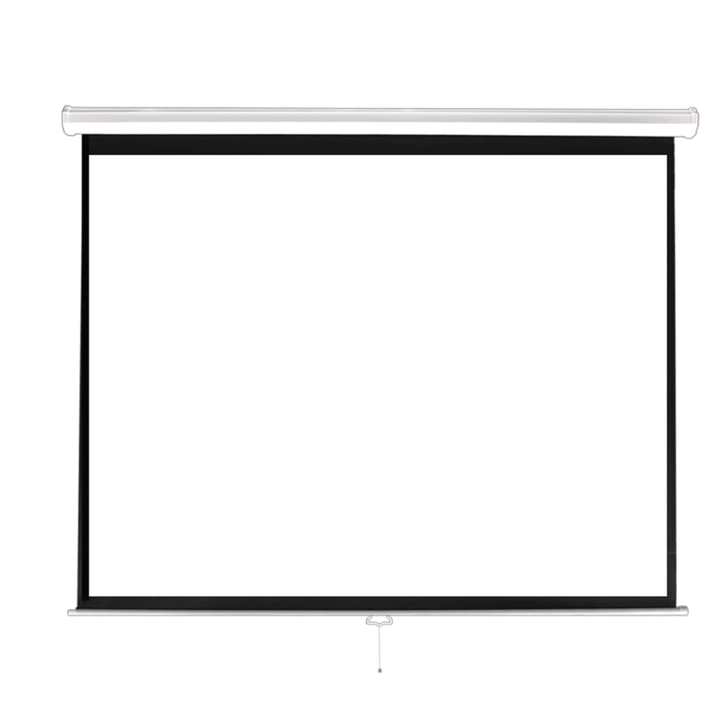 Pyle Universal Pull-down Manual Projection Screen, 72 In.