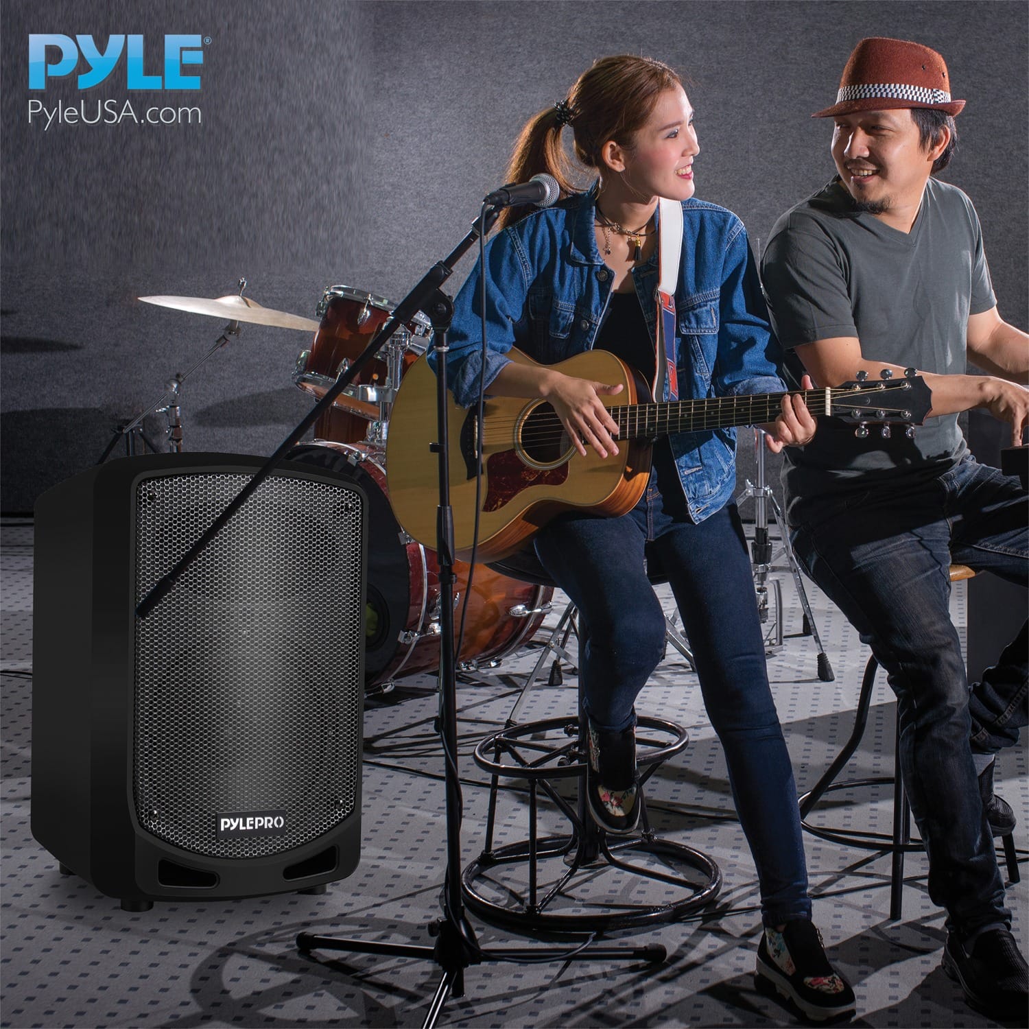 Pyle Compact and Portable Bluetooth PA Speaker