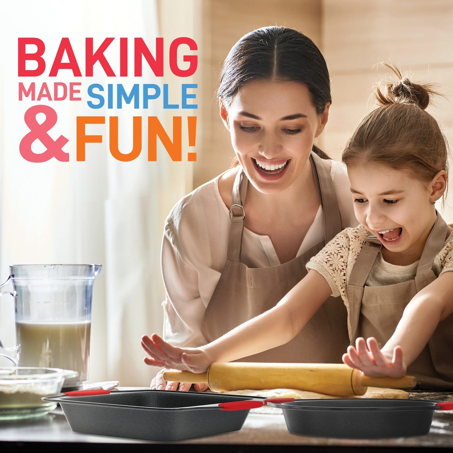 NutriChef 10-Piece Non-Stick Kitchen Oven Baking Pans