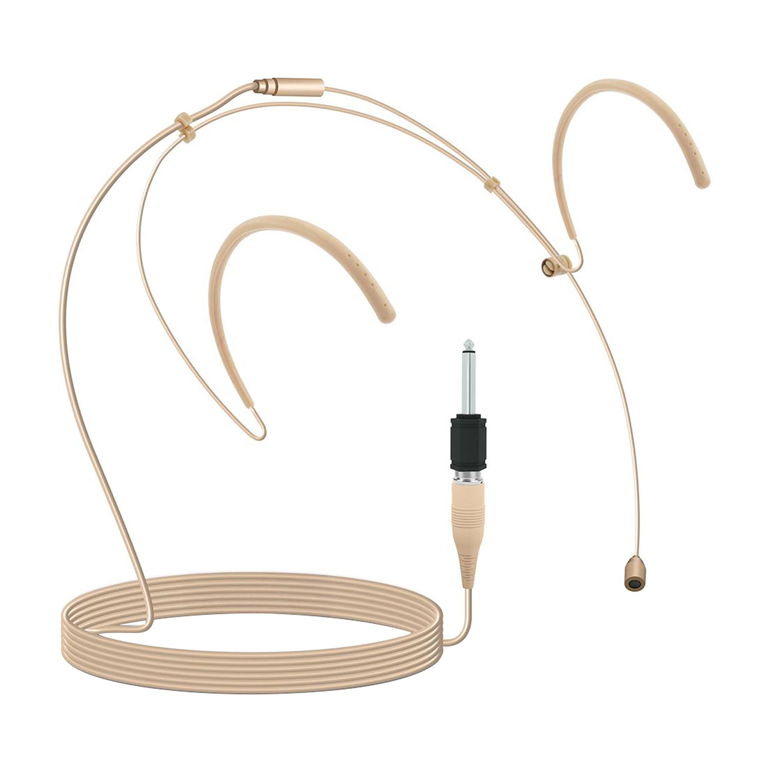Pyle Wired Double Over-Ear Head-worn Boom Microphone Headset with Windscreens and 1/4-In. Adapter, Omnidirectional, 3.9-Ft. Cable, PMHEM2