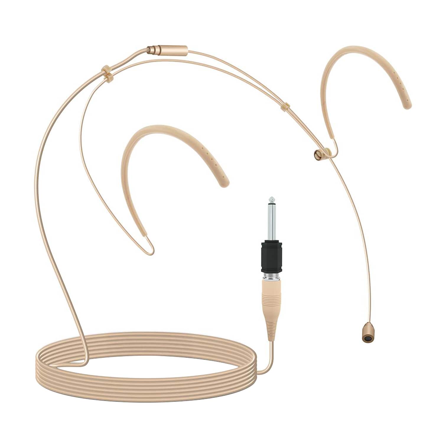 Pyle Wired Double Over-Ear Head-worn Boom Microphone Headset with Windscreens and 1/4-In. Adapter, Omnidirectional, 3.9-Ft. Cable, PMHEM2