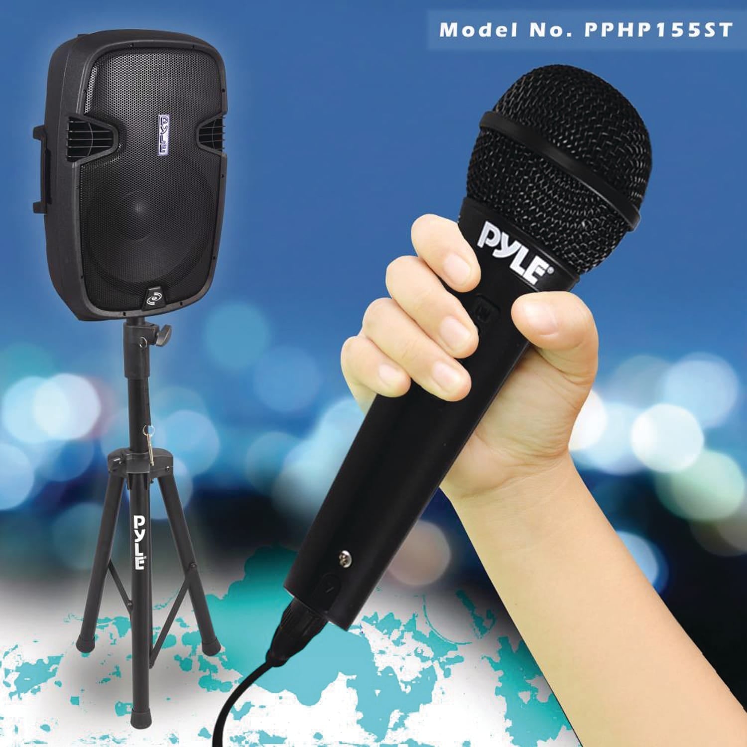 Pyle Wireless Portable Bluetooth PA Speaker System