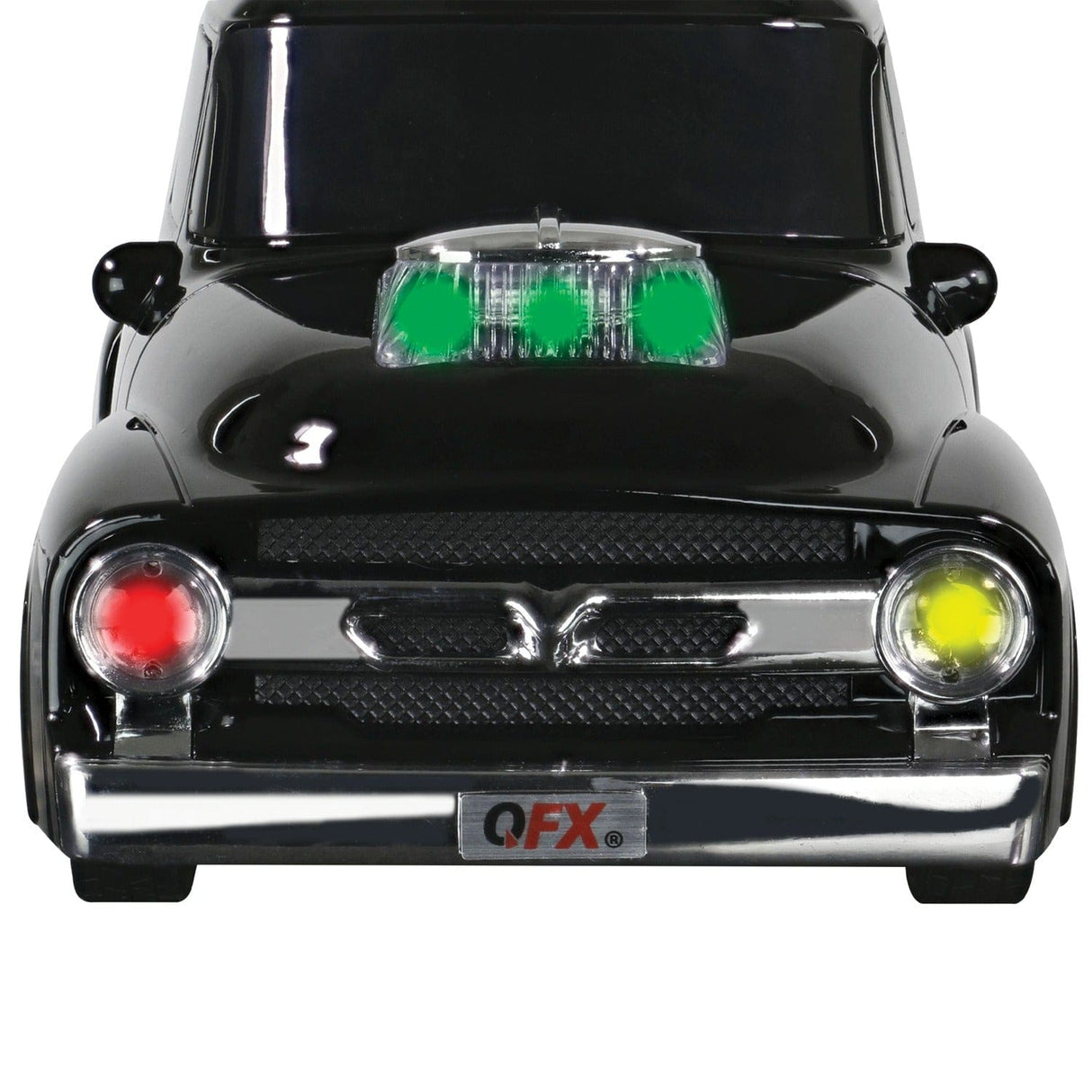 QFX BT-1956 Retro Truck Bluetooth Speaker, Black