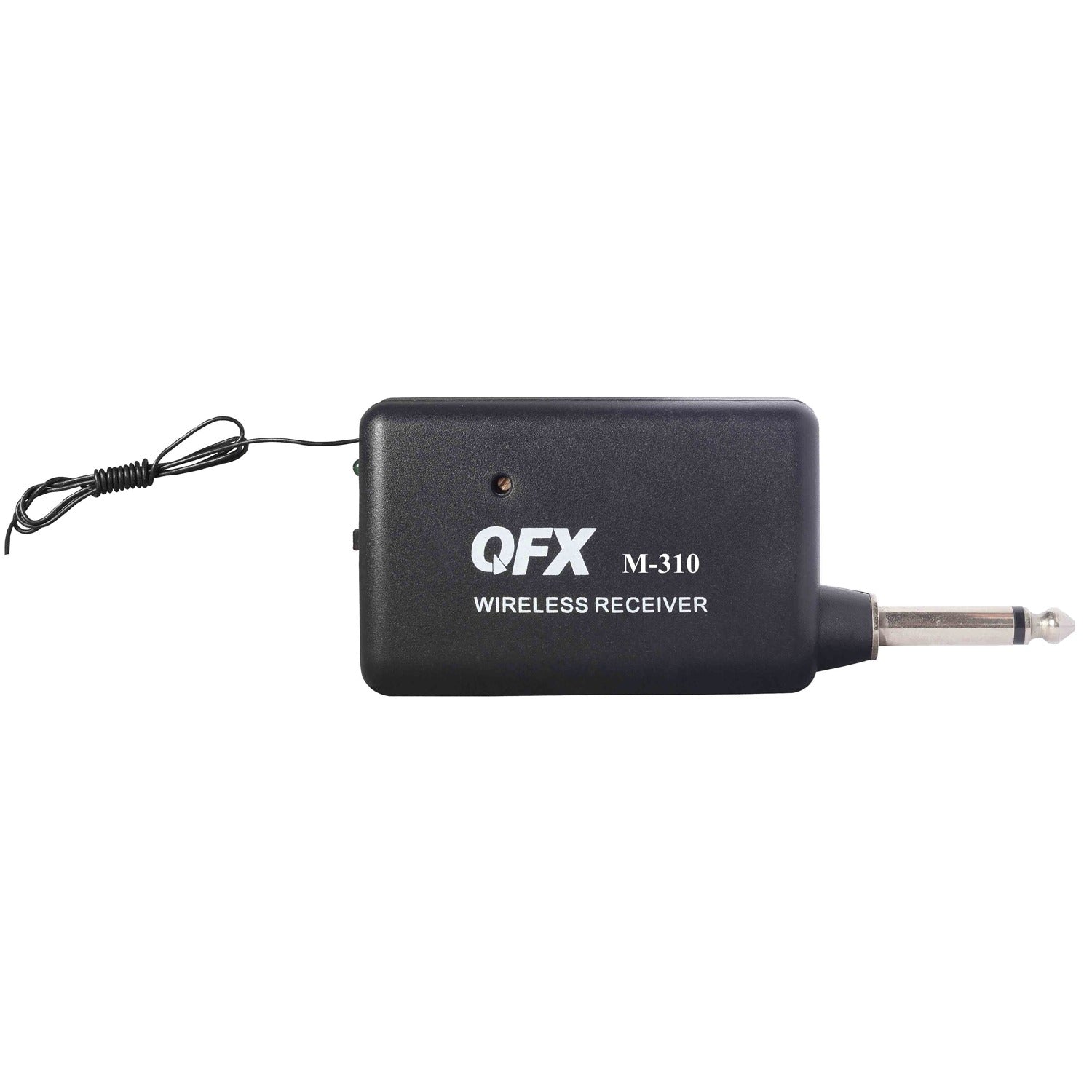 QFX M-310 Wireless Microphone System with Handheld Microphone, Wireless Receiver, and Microphone Cable
