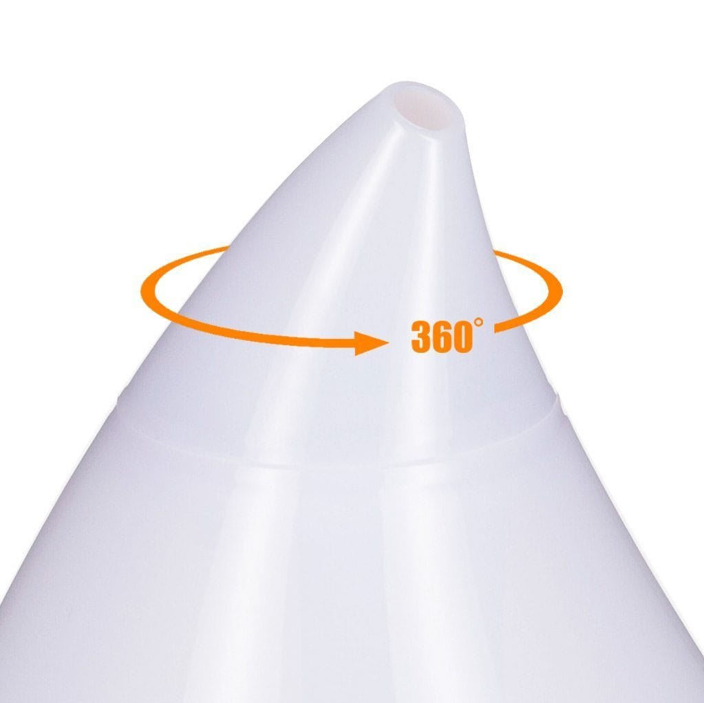 Crane EE-5302W Droplet Ultrasonic Cool Mist 0.5 Gallon Humidifier White - Certified Refurbished