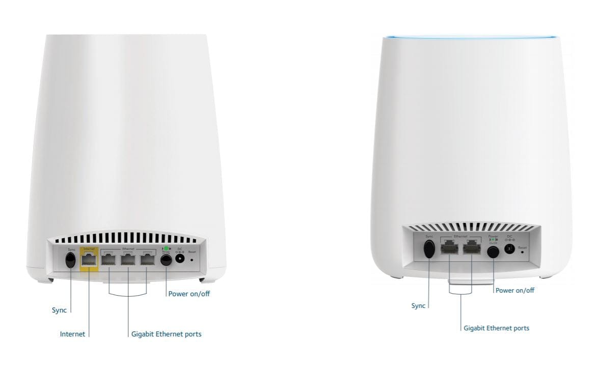 Netgear RBK43 Orbi High-Performance Whole-Home Mesh WiFi System - Certified Refurbished