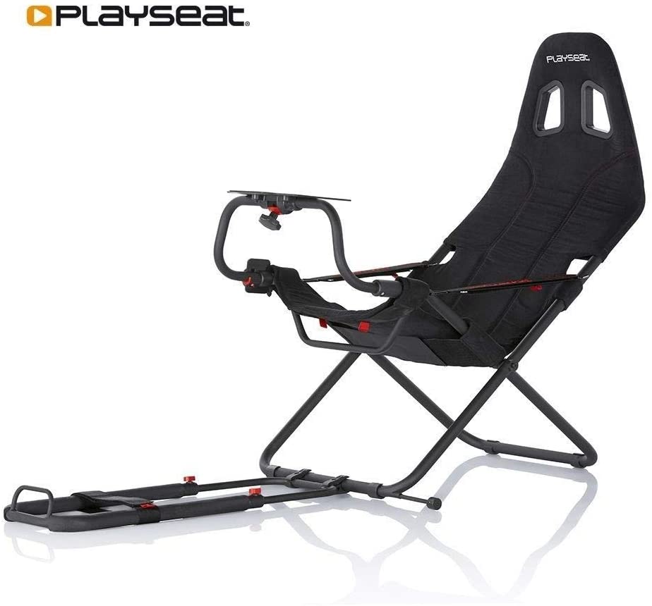 Playseat Challenge Racing Video Game Chair for Steering Wheel And Pedal Controllers, Black