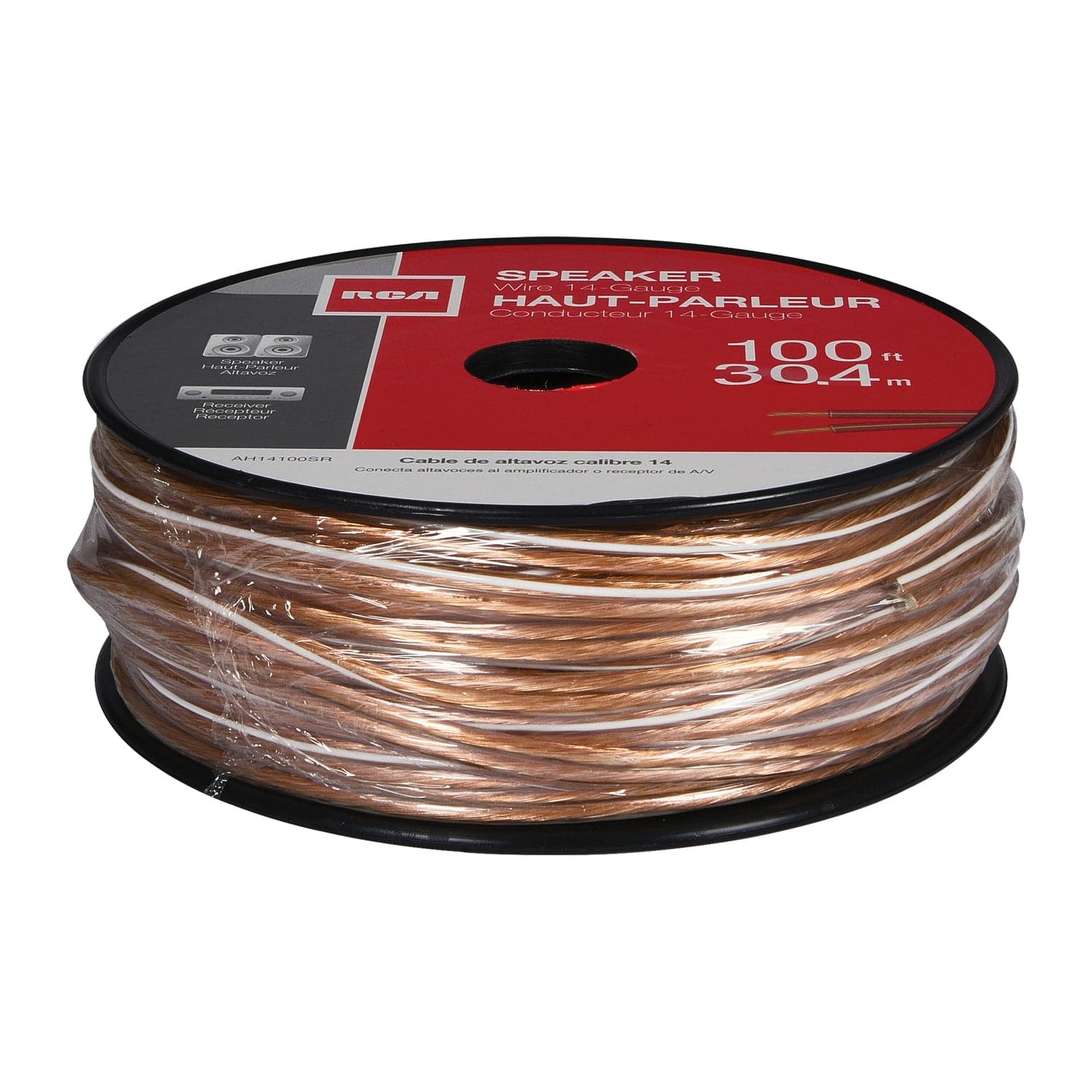 RCA 14-Gauge Speaker Wire, 100 Ft.