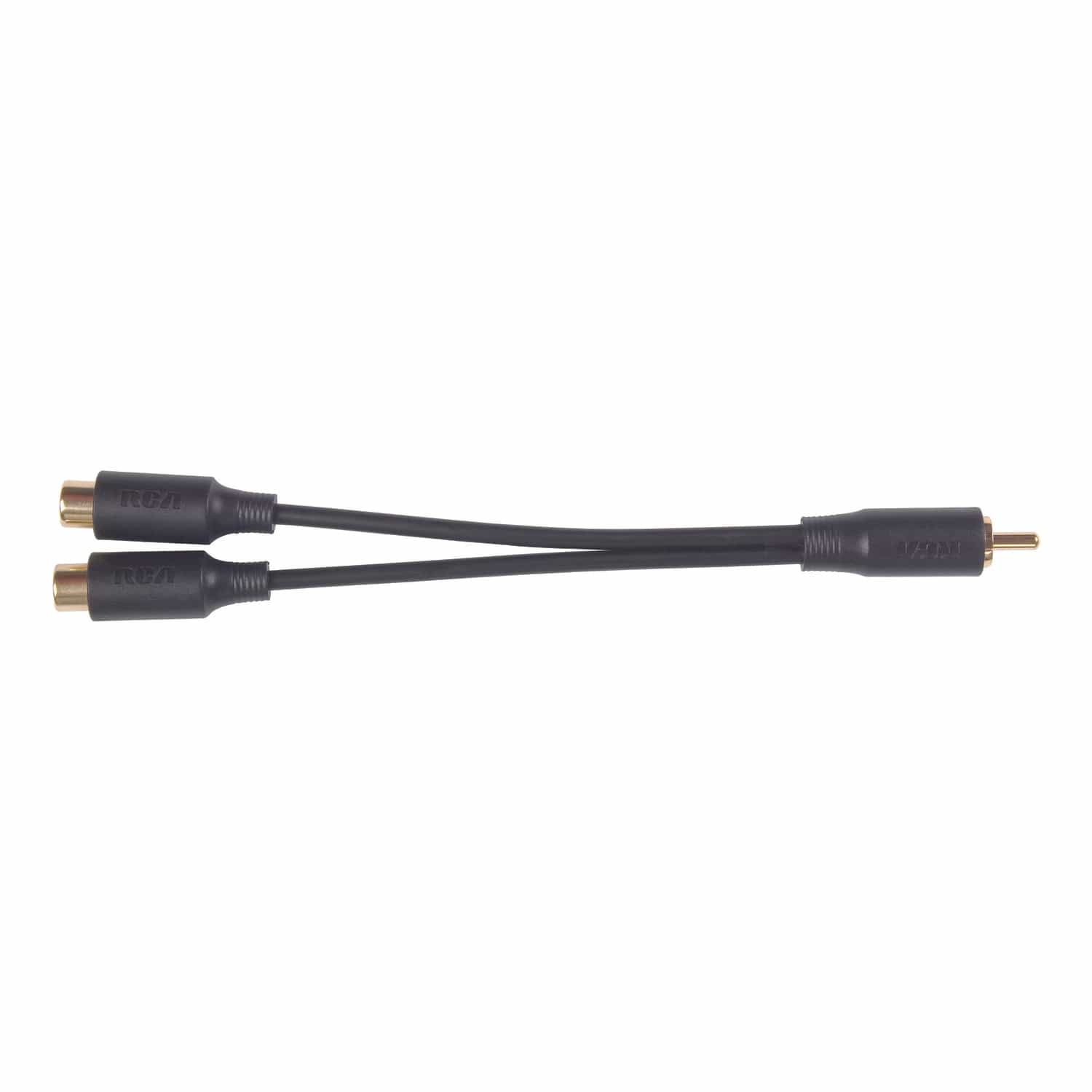 RCA 1 Male to 2 Females RCA Y-Adapter