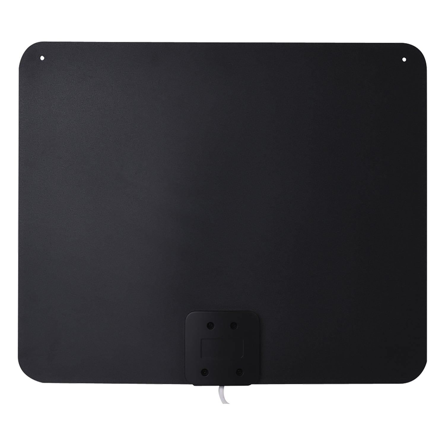 RCA Amplified Indoor Flat HDTV Multi-Directional Antenna up to 65-Mile Range, Black/White