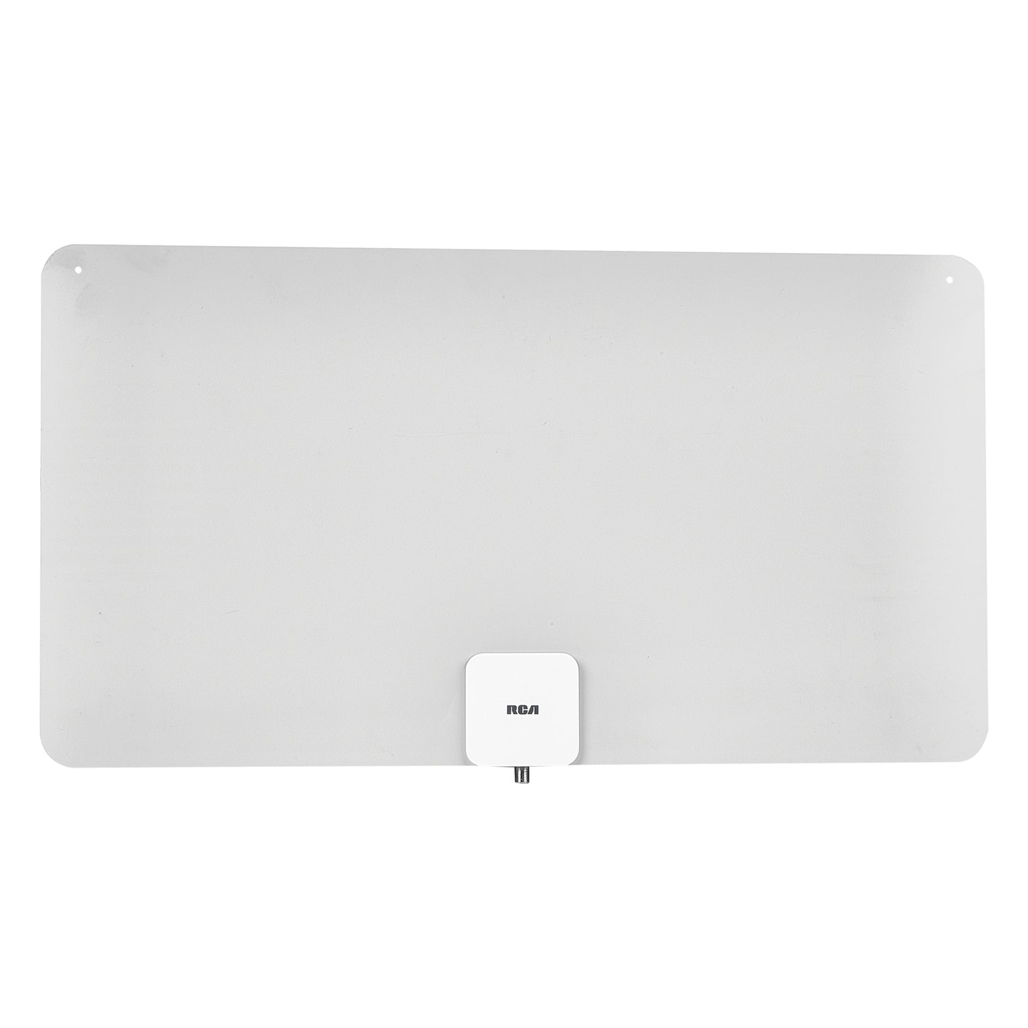 RCA Ultra-Thin XL Amplified Indoor Flat HDTV Multi-Directional Antenna with up to 65+ Mile Range, Black/White