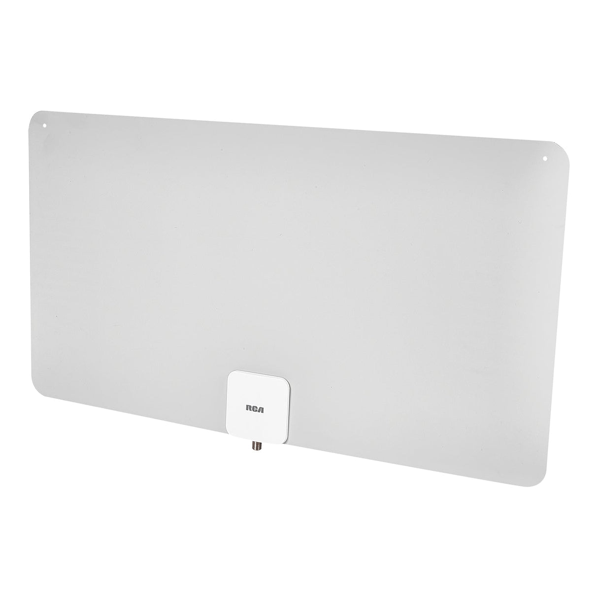 RCA Ultra-Thin XL Amplified Indoor Flat HDTV Multi-Directional Antenna with up to 65+ Mile Range, Black/White