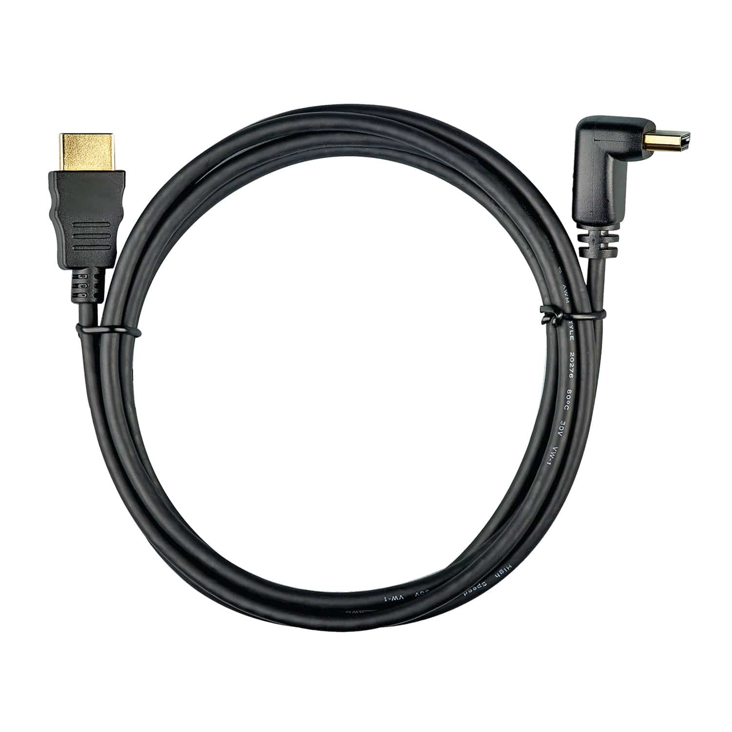 RCA 6-Ft. HDMI Cable with 1 Right-Angle Connector