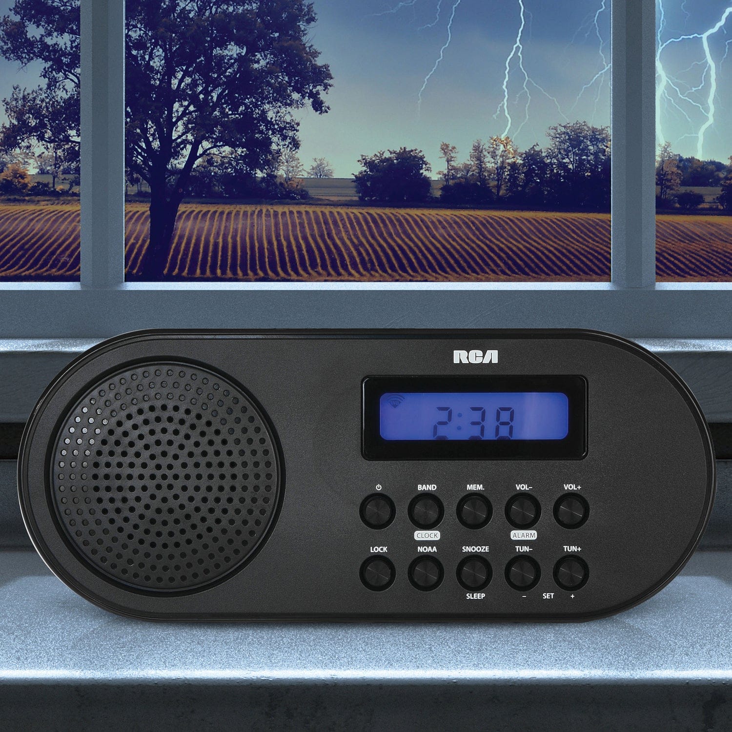 RCA AM/FM NOAA Weather Alert Radio