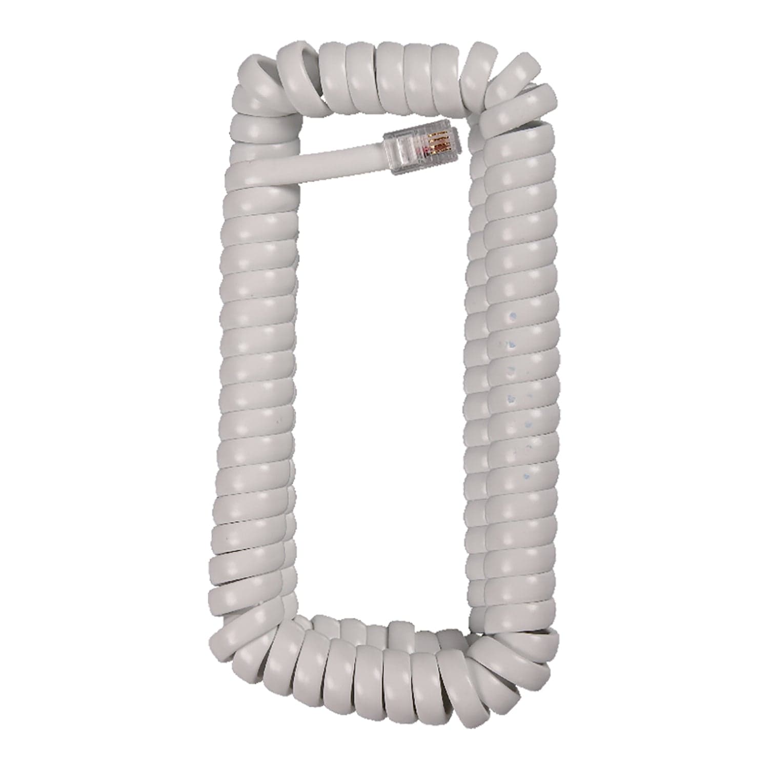 RCA Standard Handset Coil Cord, 12 Ft., White